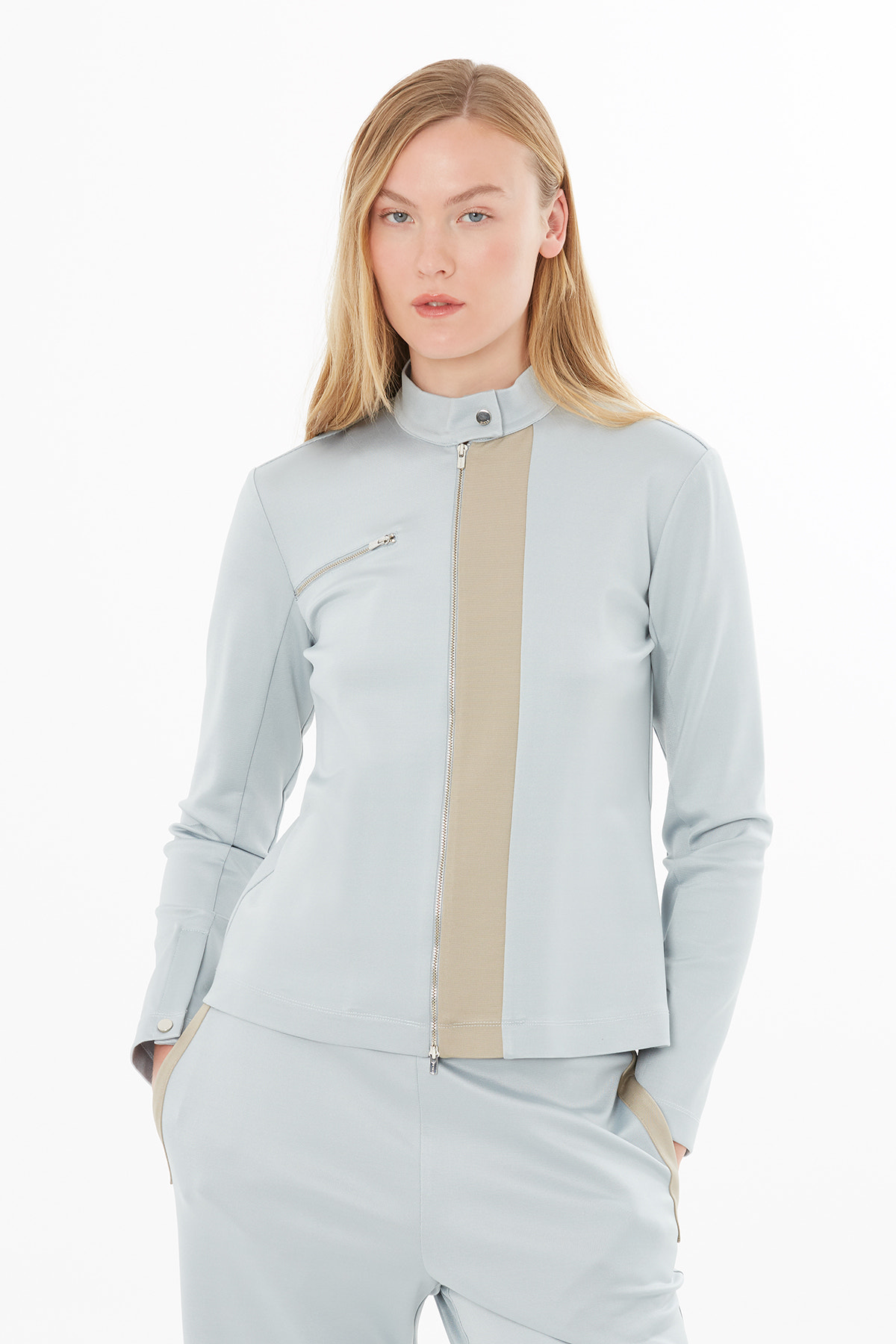 Arkada Baskı Detaylı Ceket