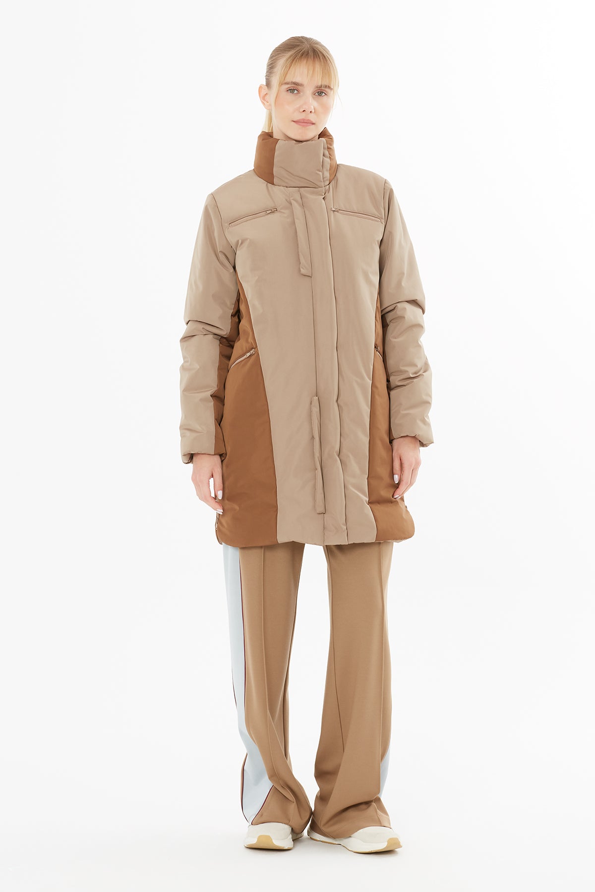 Çıt Çıt Detaylı Uzun Mont