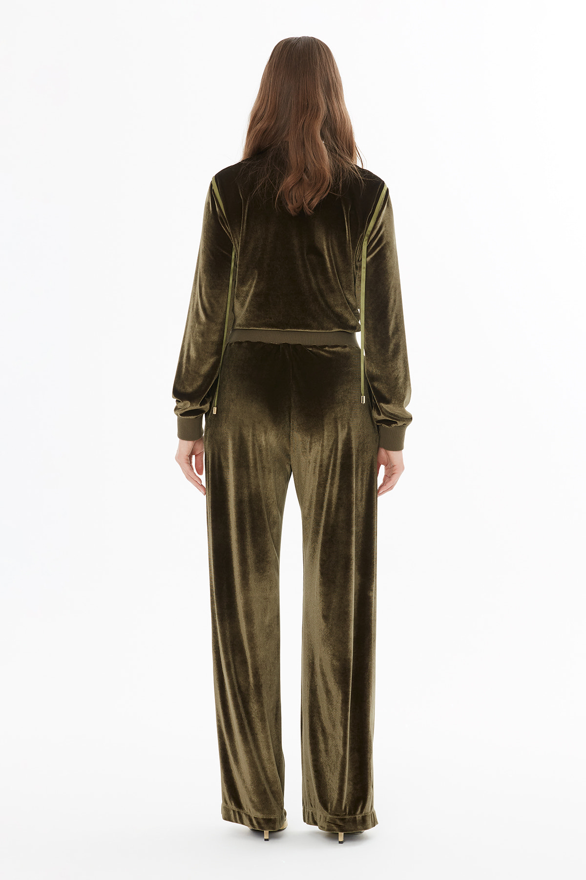 Beli Lastikli Kadife Pantolon