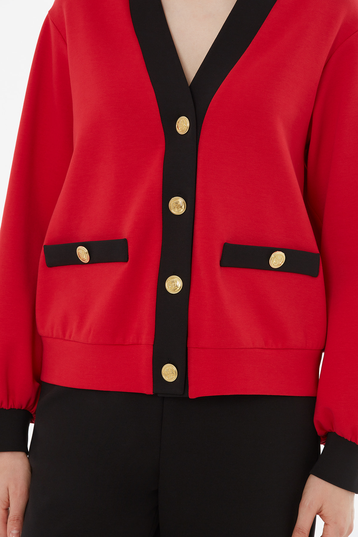 Düğme Kapamalı Hırka Ve Kordonlu Eşofman Takımı