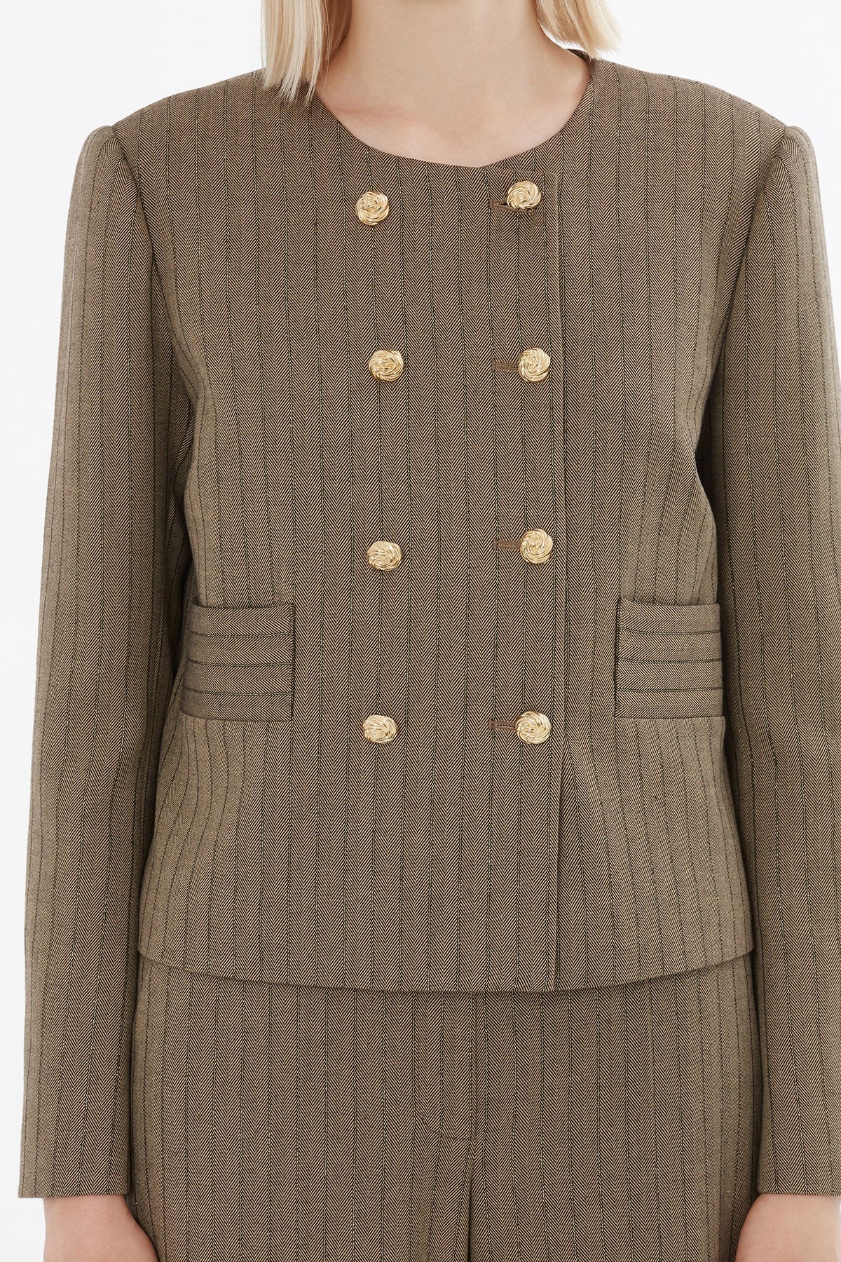 Mono Kapama Ceket Ve Pantolonlu Takım