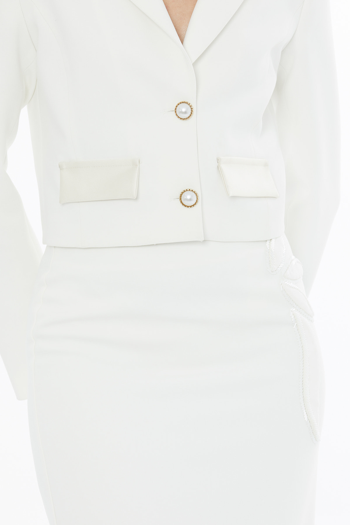 Erkek Yaka Düğme Kapamalı Ceket