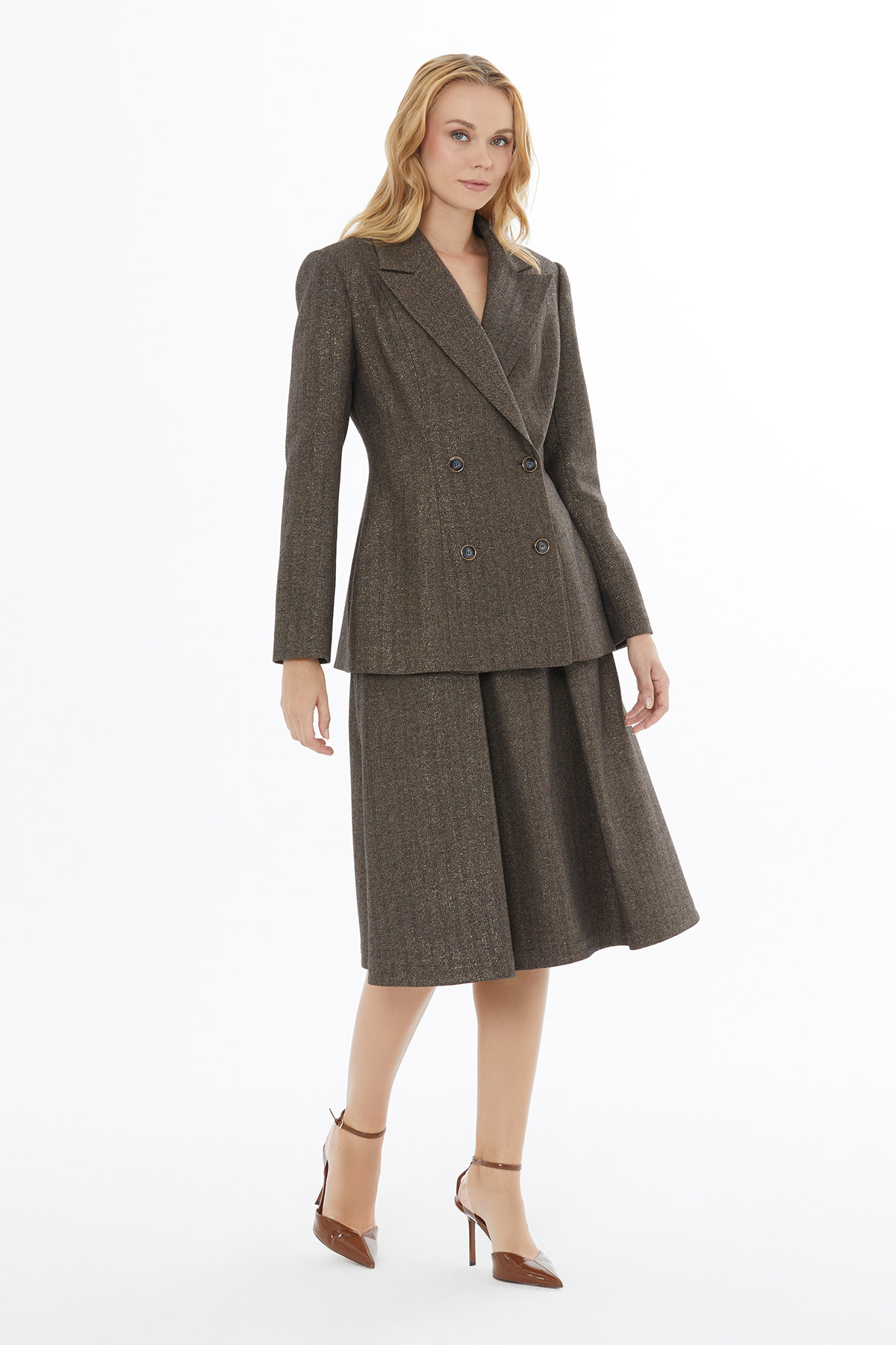 Erkek Yaka Düğme Kapamalı Ceket