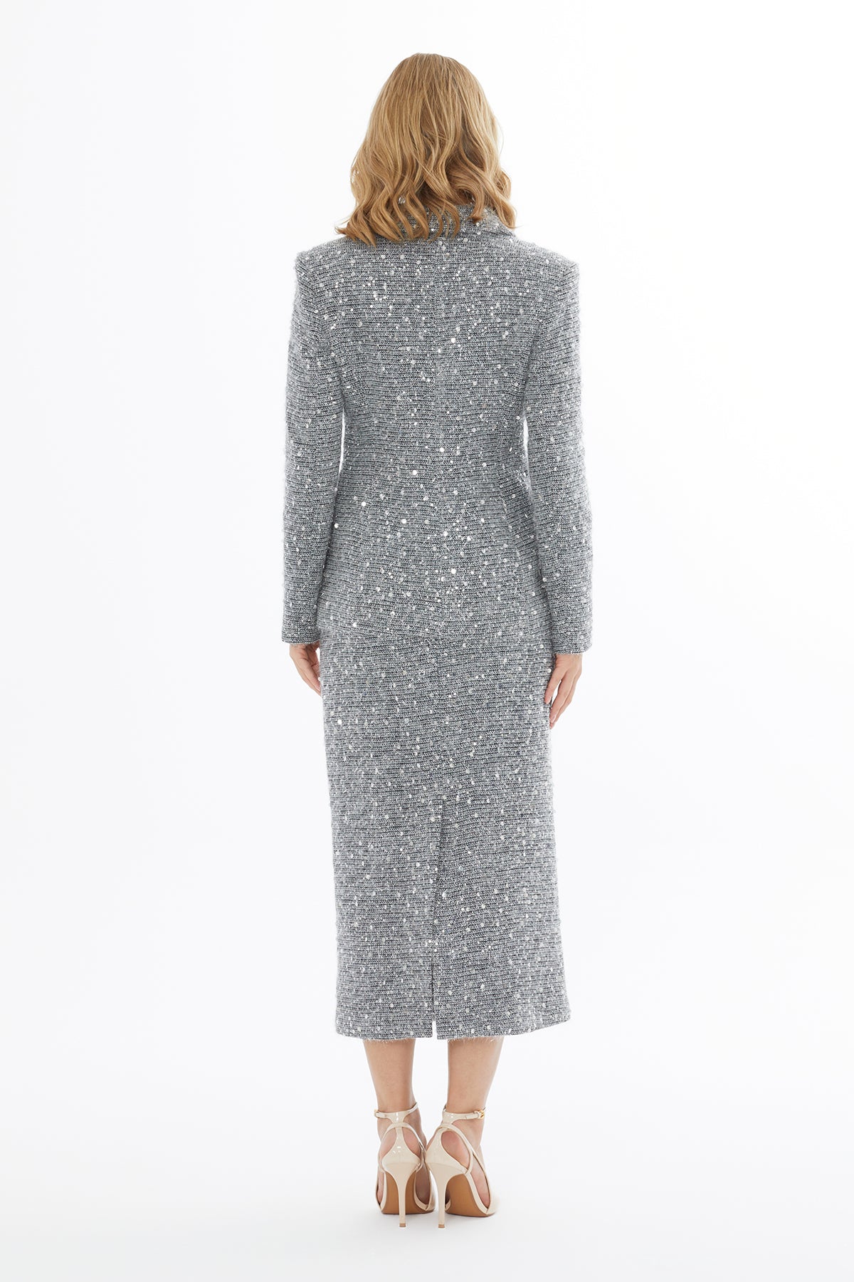 Erkek Yakalı Önden Düğmeli Cepli Ceket