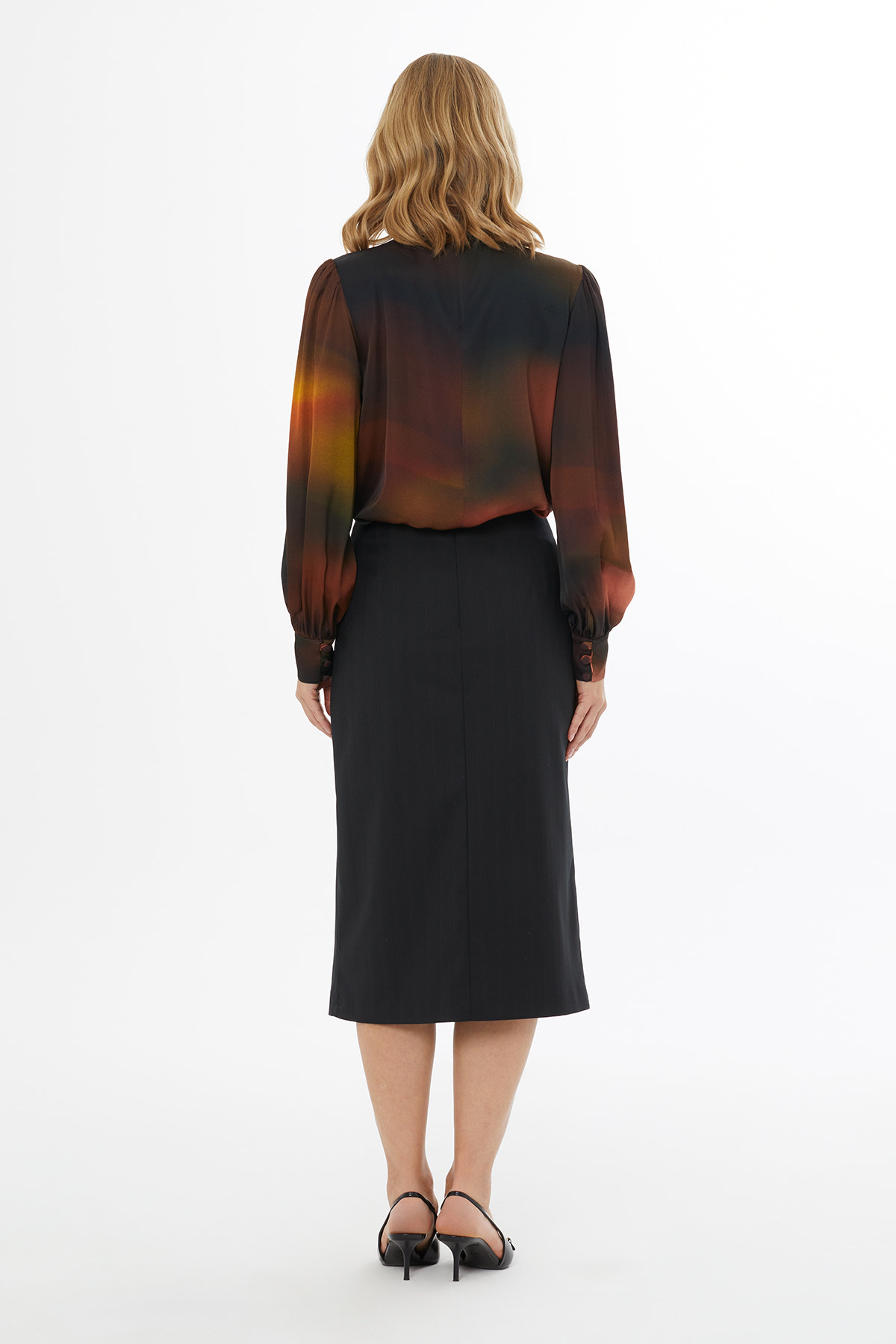 Fermuar Kapamalı Cepli Etek