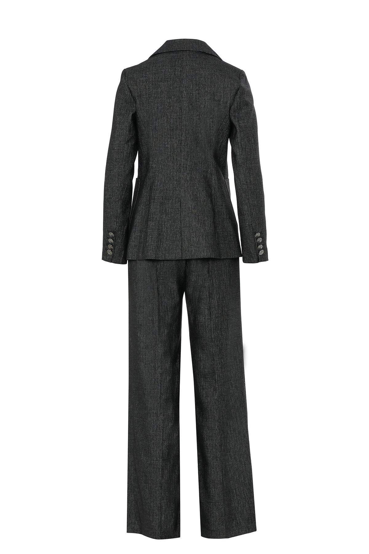 Blazer Ceketli Ve Palazzo Pantolonlu Takım