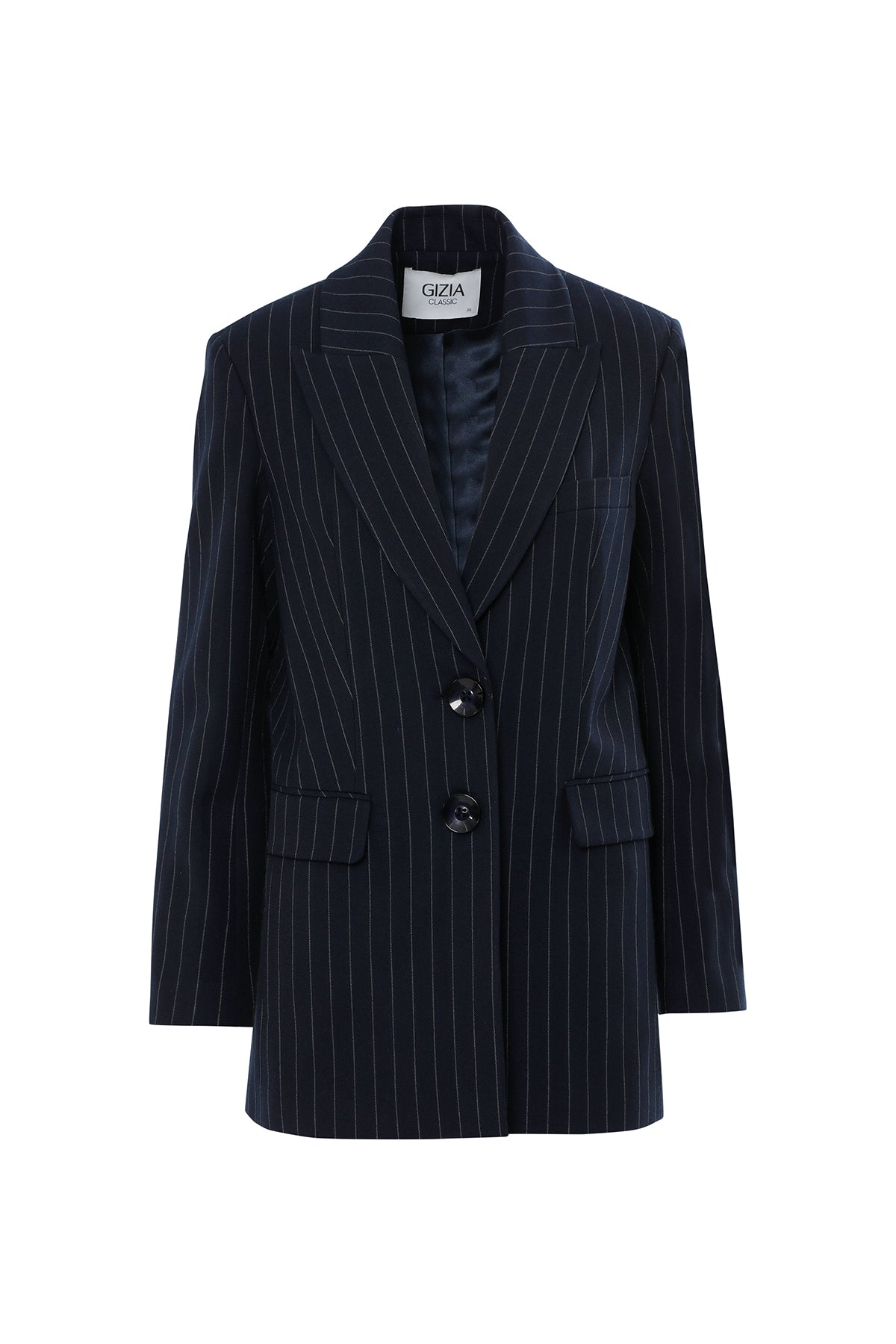 Önden Düğmeli Rahat Kesim Bleazer Ceket