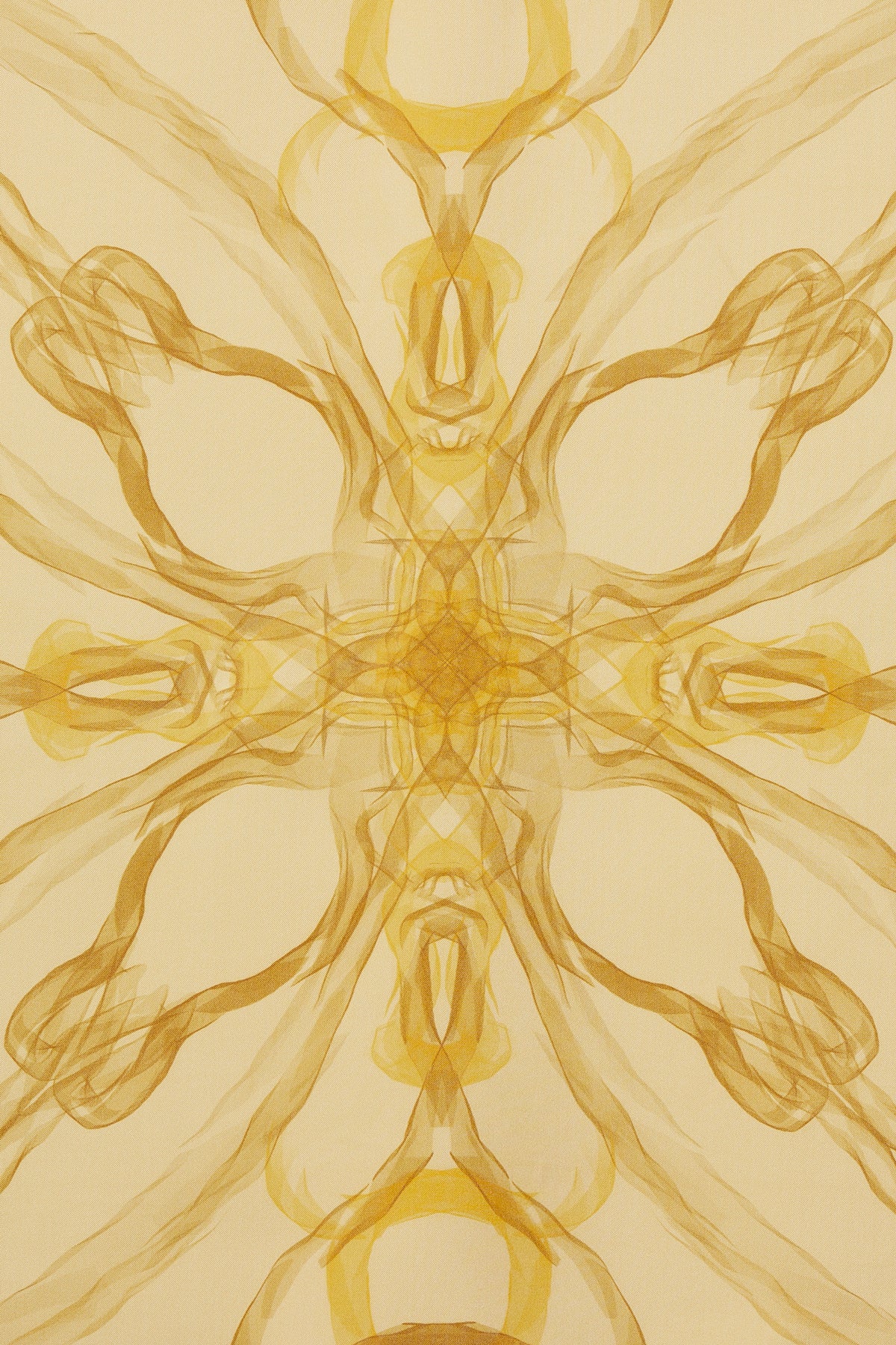 Simetrik Boyutlu Desenli Eşarp