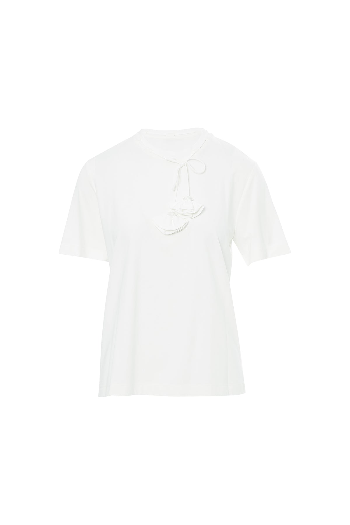 Minimalist Aksesuar Detaylı T-Shirt