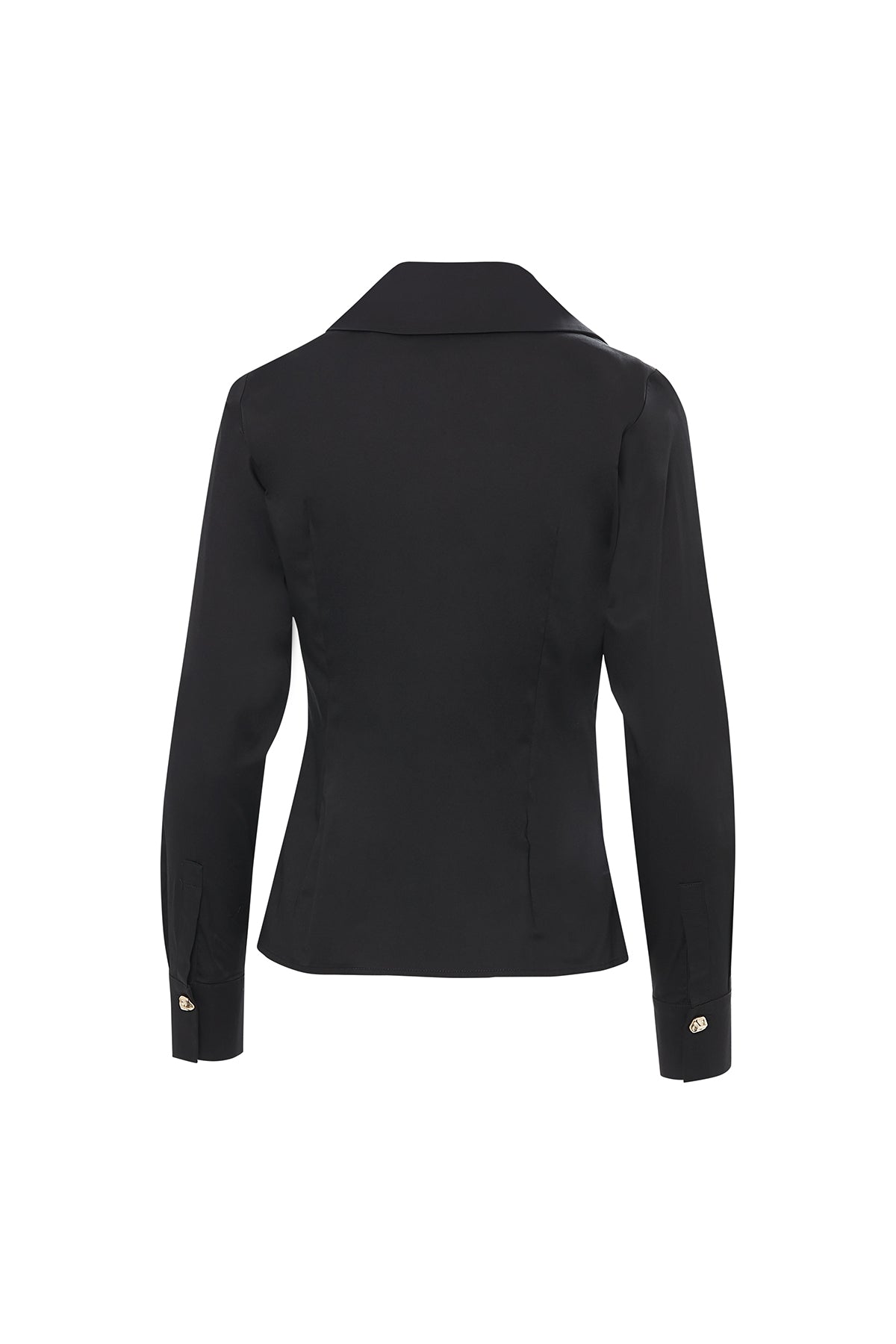 Belden Büzgülü Kruvaze Kapama Gömlek