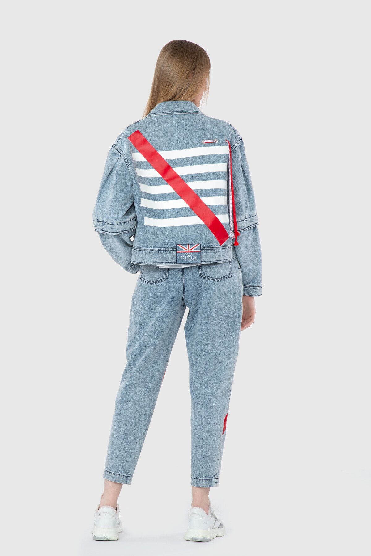 Baskı Detaylı Ceket