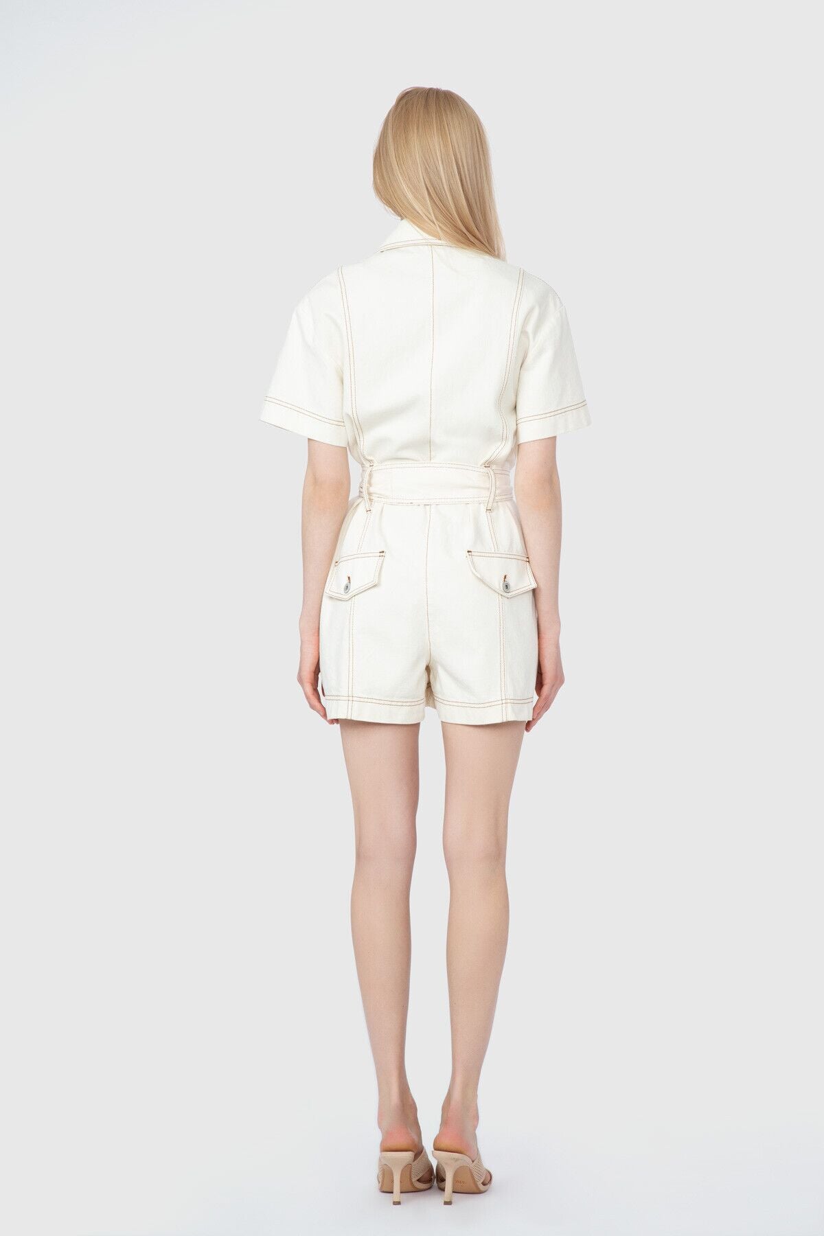 Kontrast Dikiş Detaylı Tulum