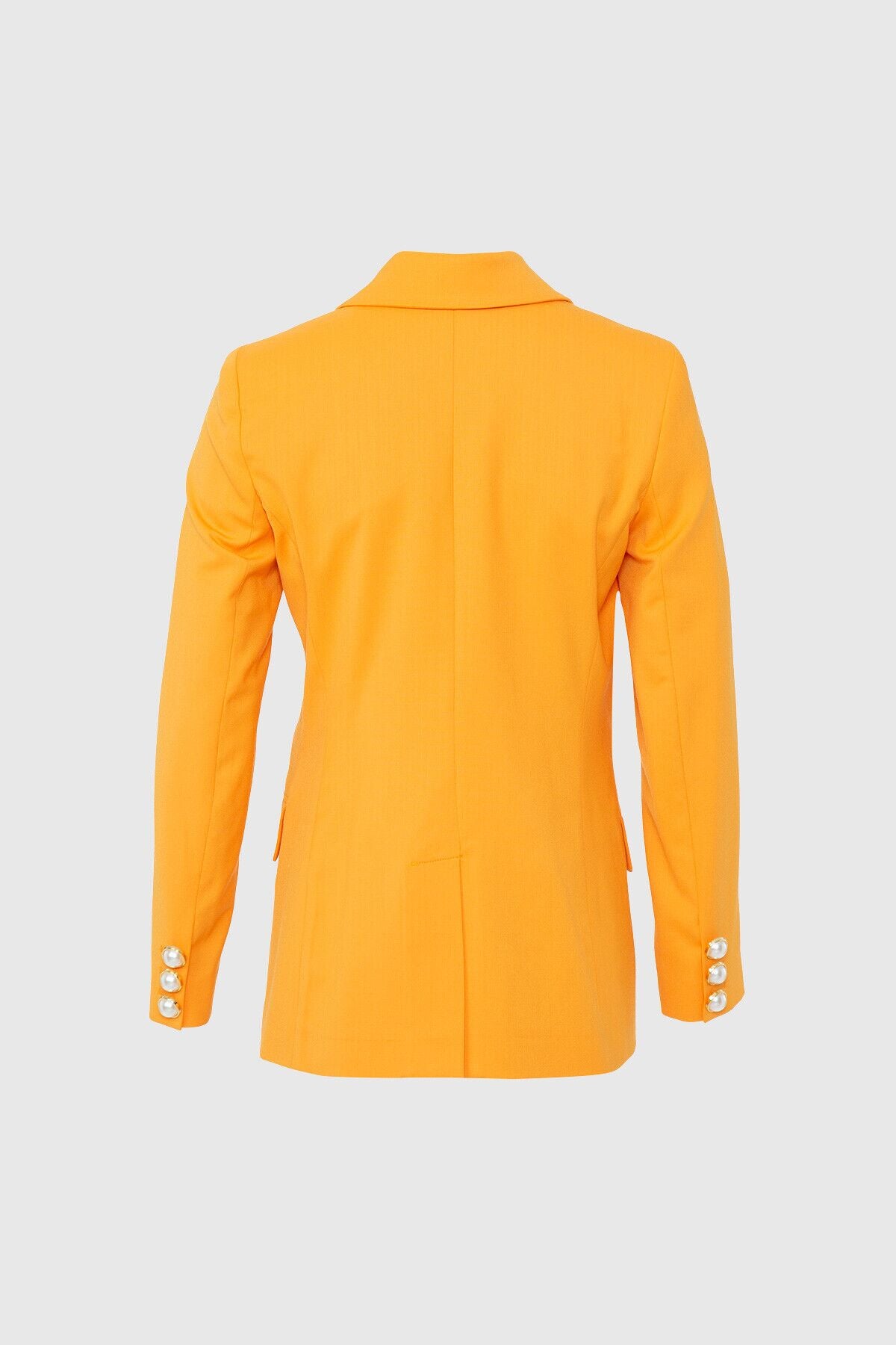 İnci Düğme Detaylı Rahat Kesim Blazer Ceket