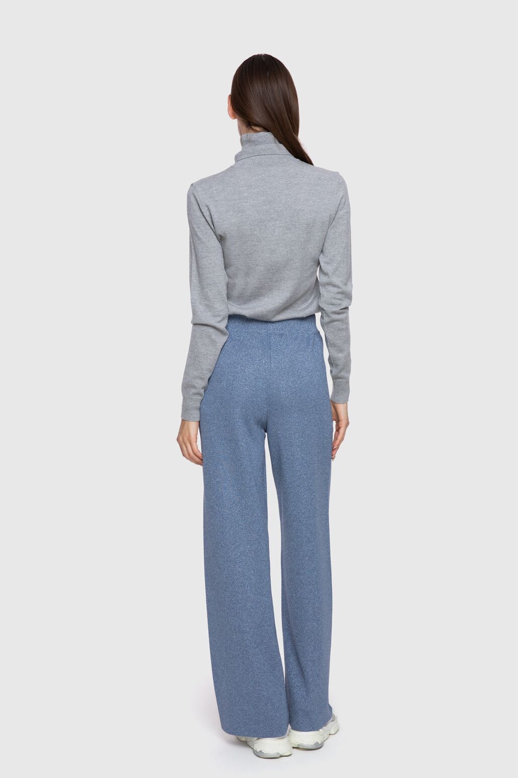 Yüksel Bel Bol Paça Pantolon