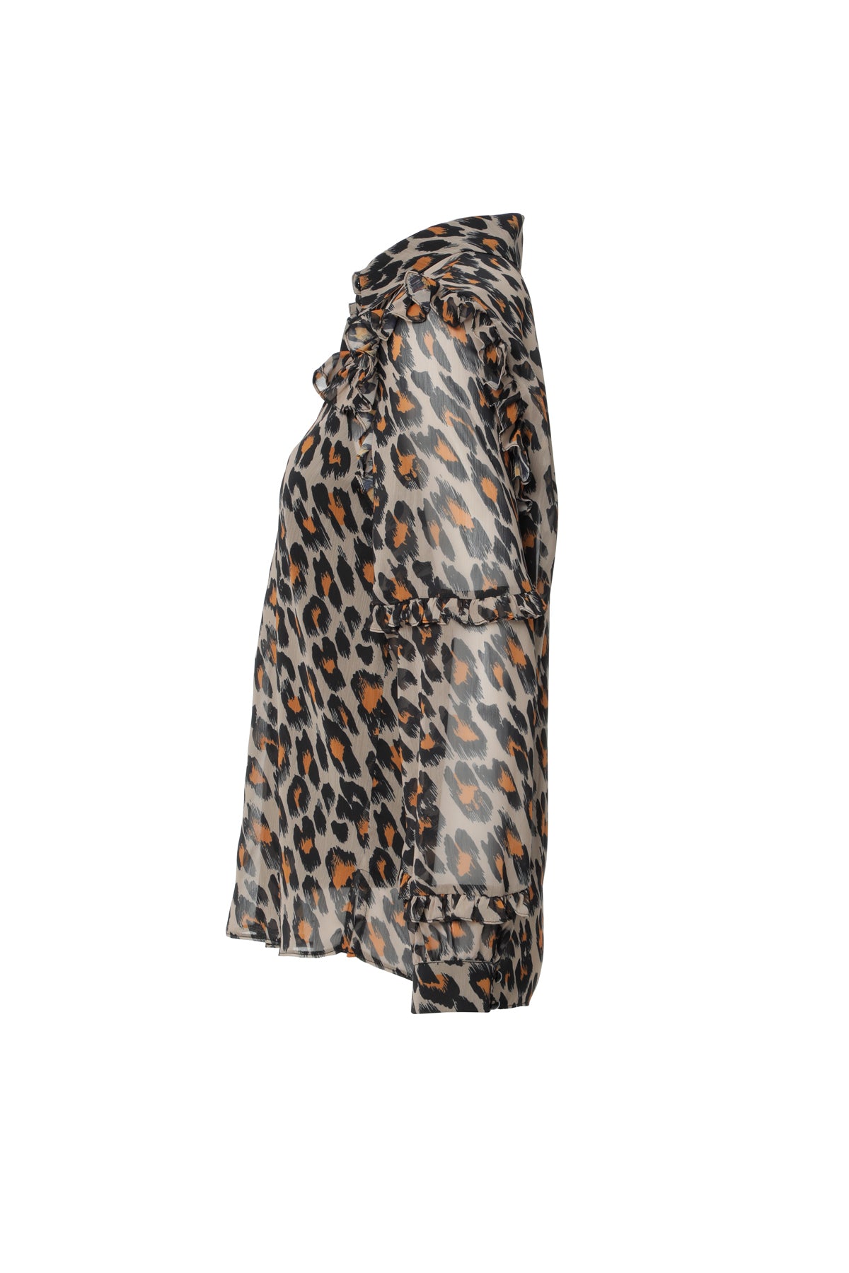 Fırfırlı Şifon Bluz