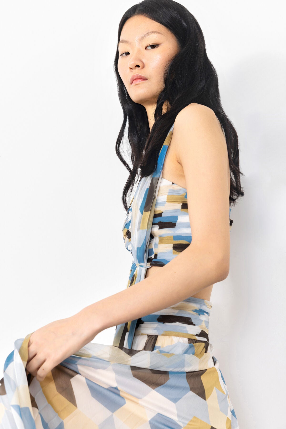 Seyyar Askılı Fermuarlı Crop