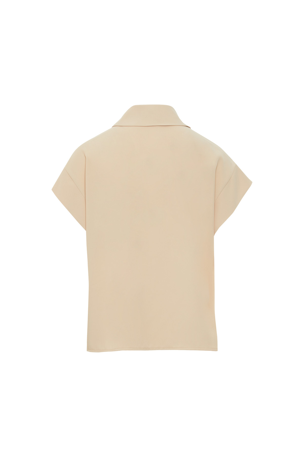 Omuzları Şerit Aksesuarlı Gömlek