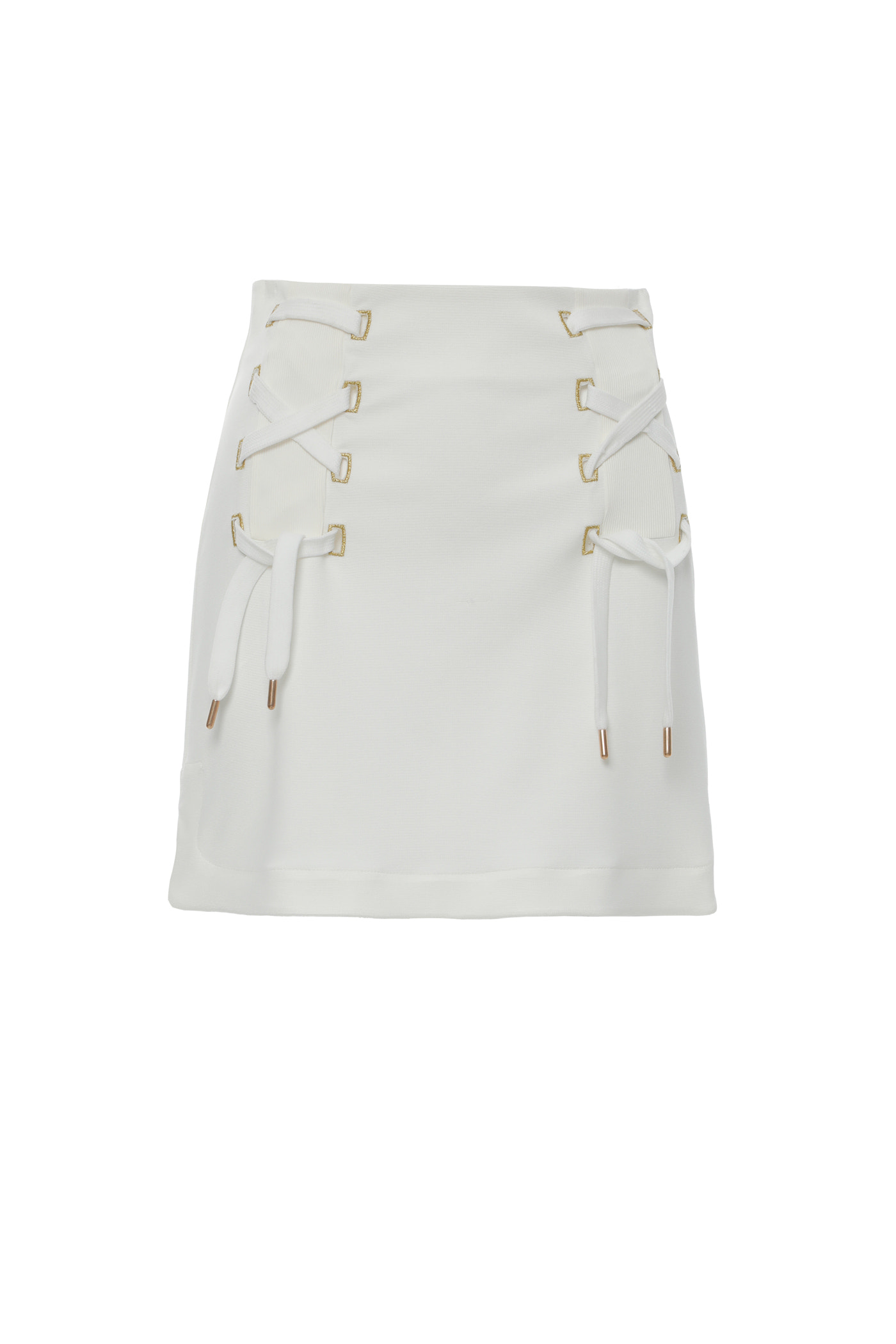 Simli İlik Ve Kordon Detaylı Etek