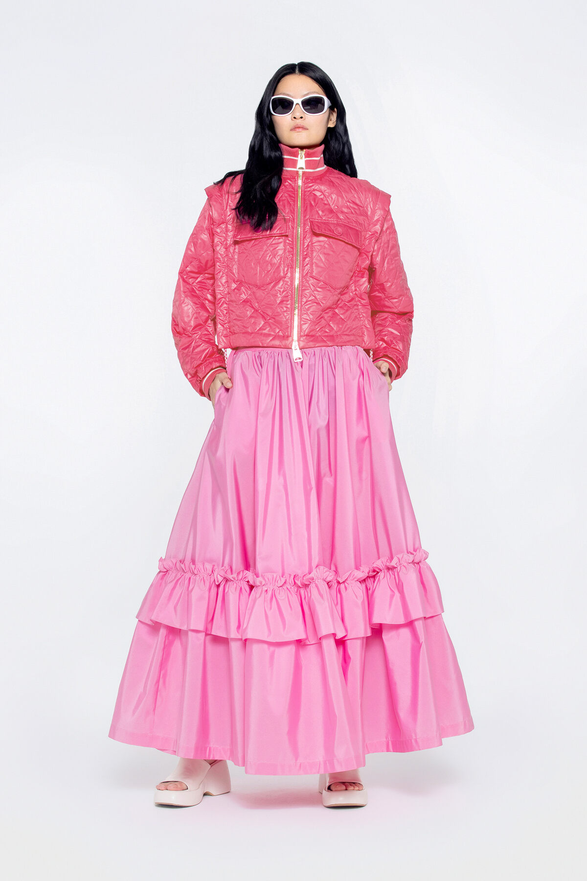 Yaka Ve Manşet Ribana Bantlı Kolu Çıkarılabilir Yağmurluk