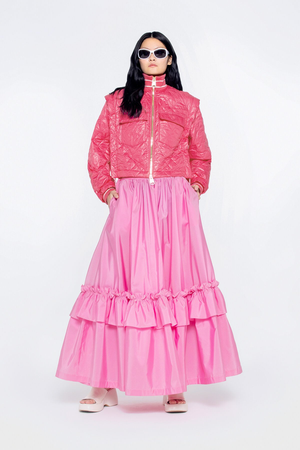 Yaka Ve Manşet Ribana Bantlı Kolu Çıkarılabilir Yağmurluk