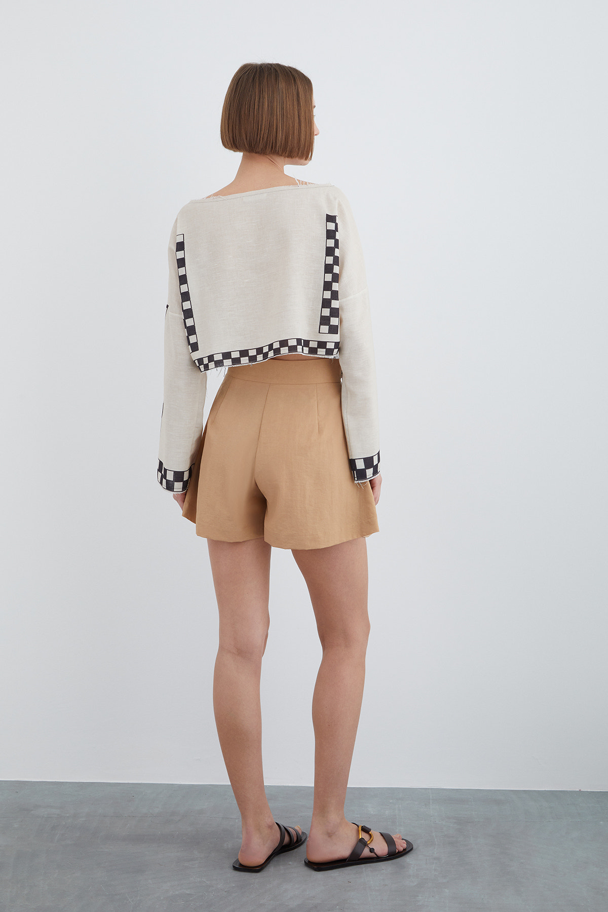 Kloş Form Şort Etek