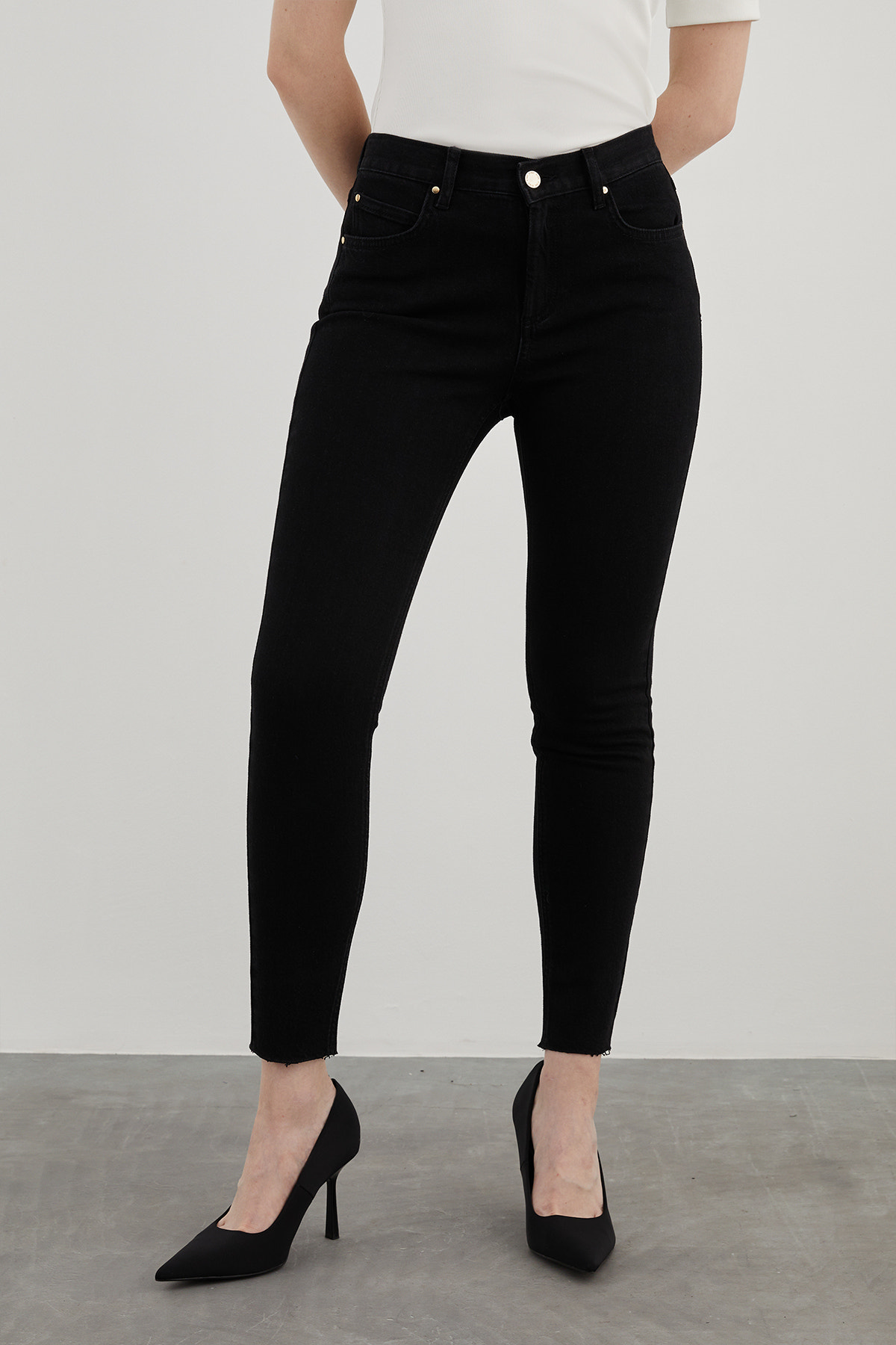 Likralı Skiny Jean Pantolon