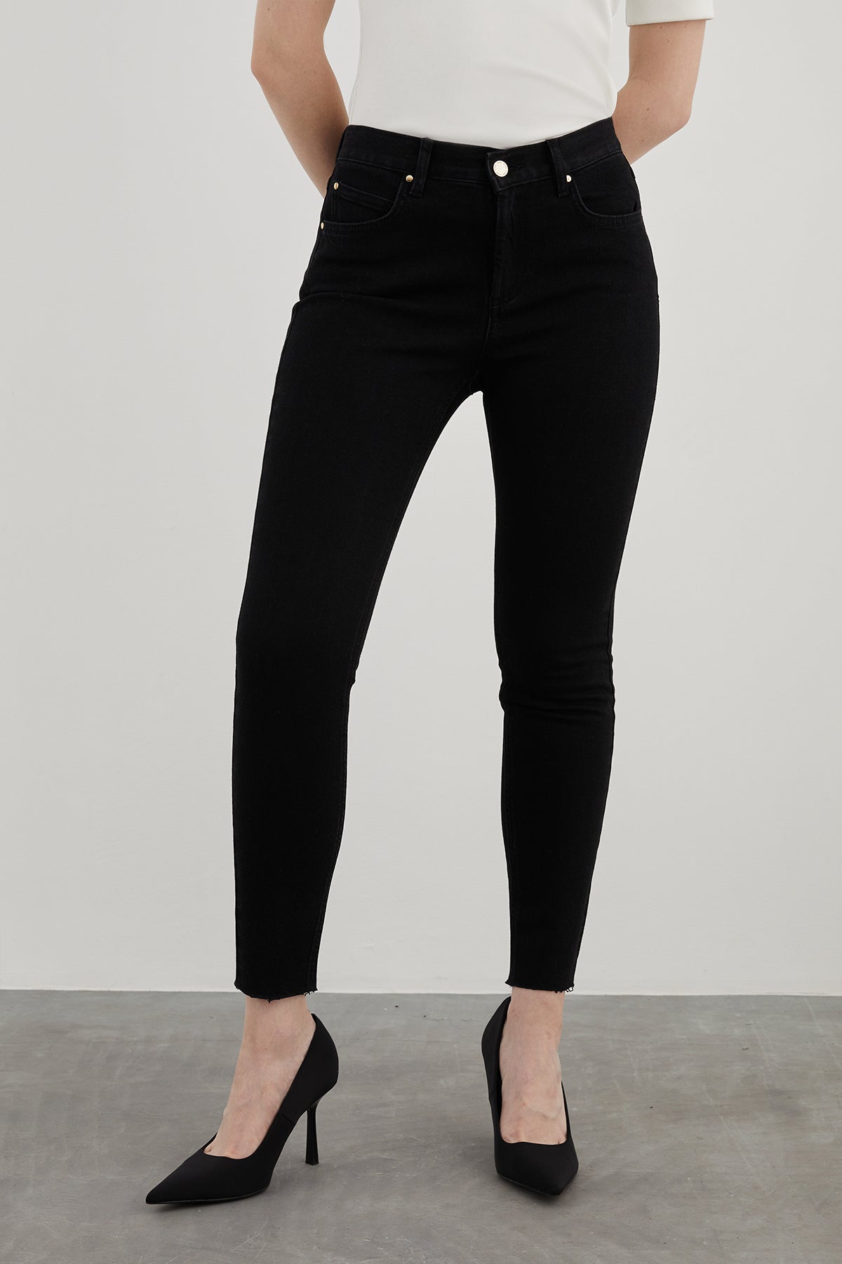 Likralı Skiny Jean Pantolon