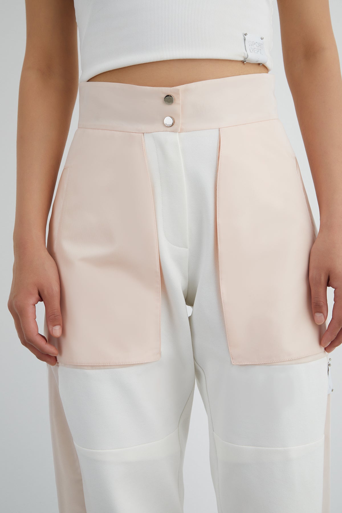 Manşet Fermuar Detaylı Geniş Cep Eşofman Altı