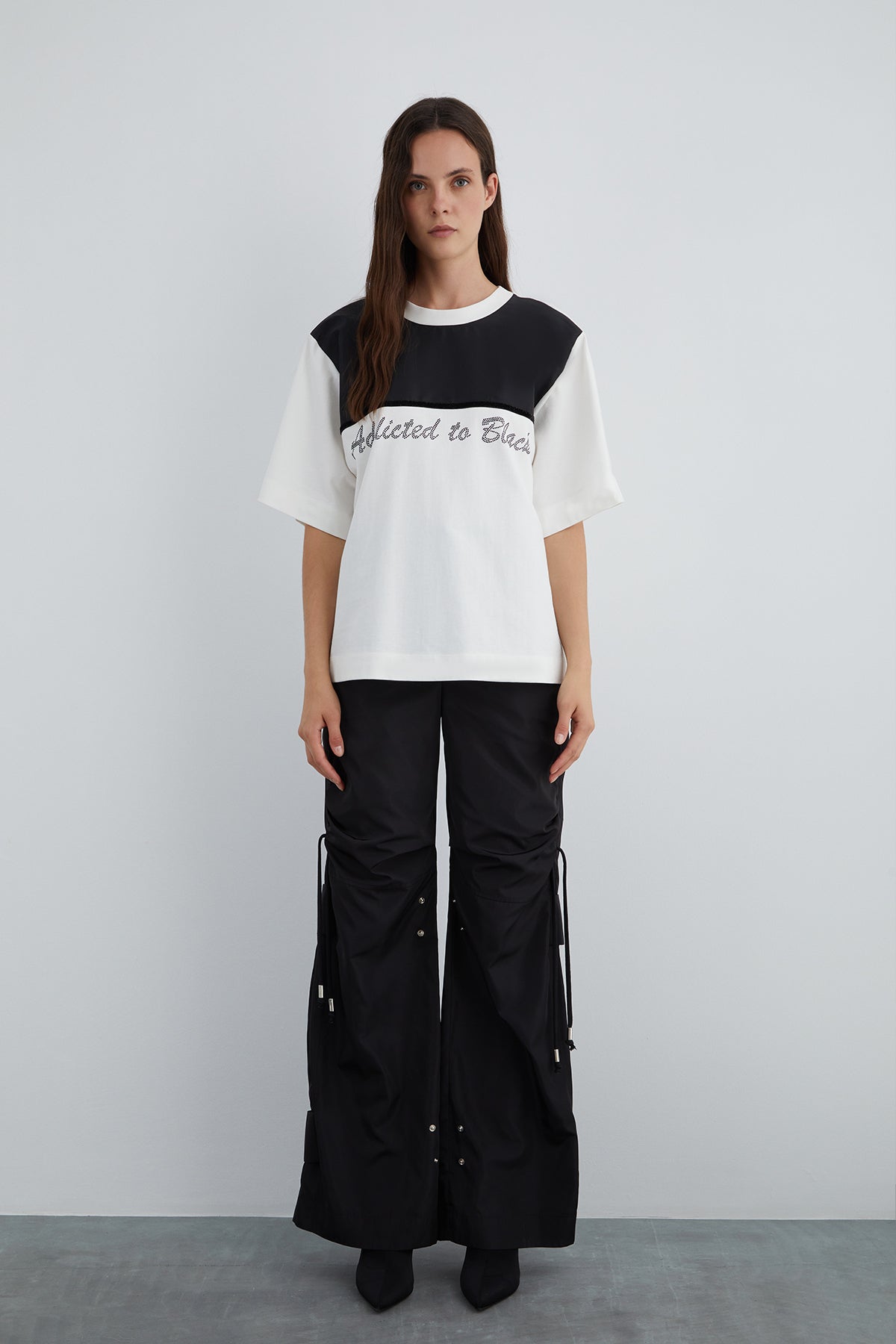 Baskı Detaylı Basic Tshirt