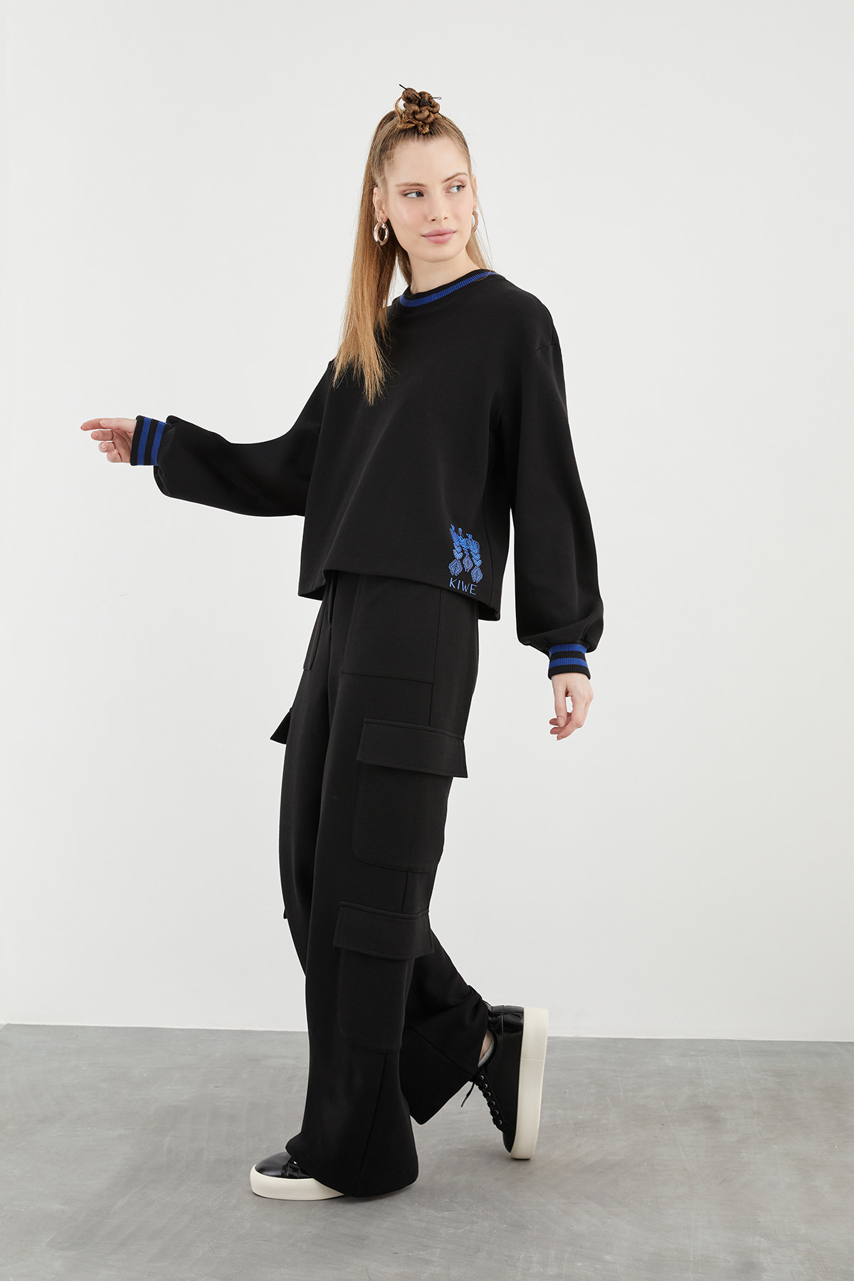 Kargo Pantolonlu Rahat Kesim Eşofman Takım