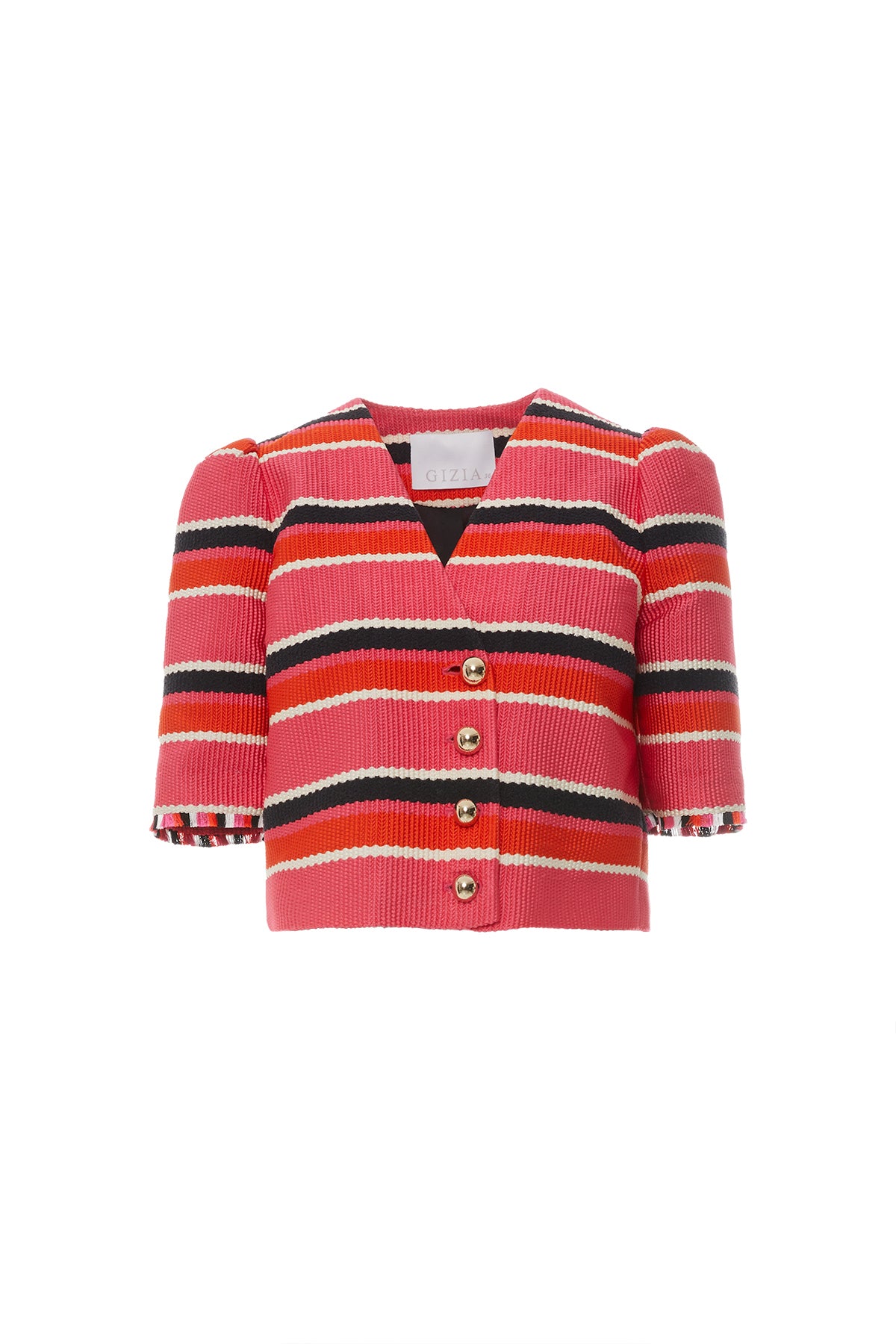 Kol Ucu Püskül Detaylı Düğmeli Ceket