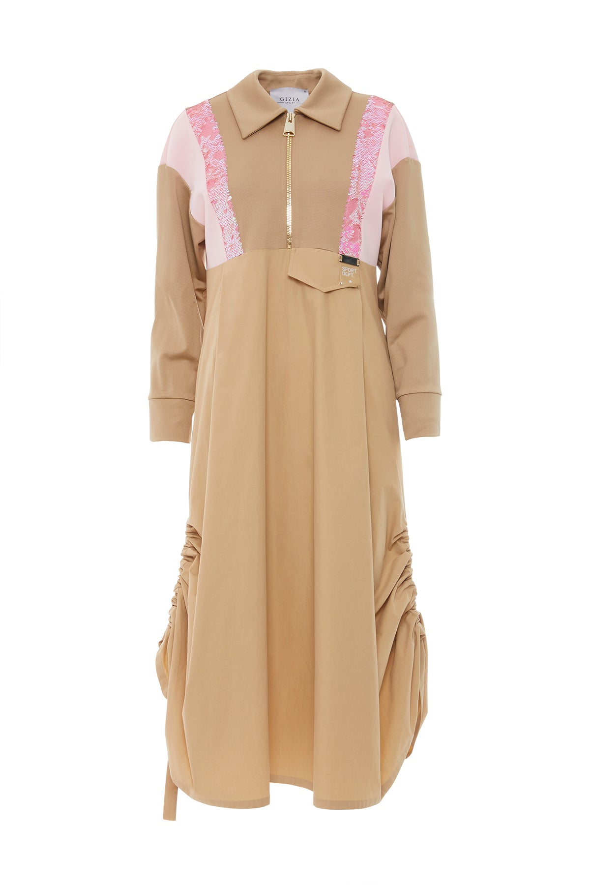 Payet Garnili Uzun Elbise