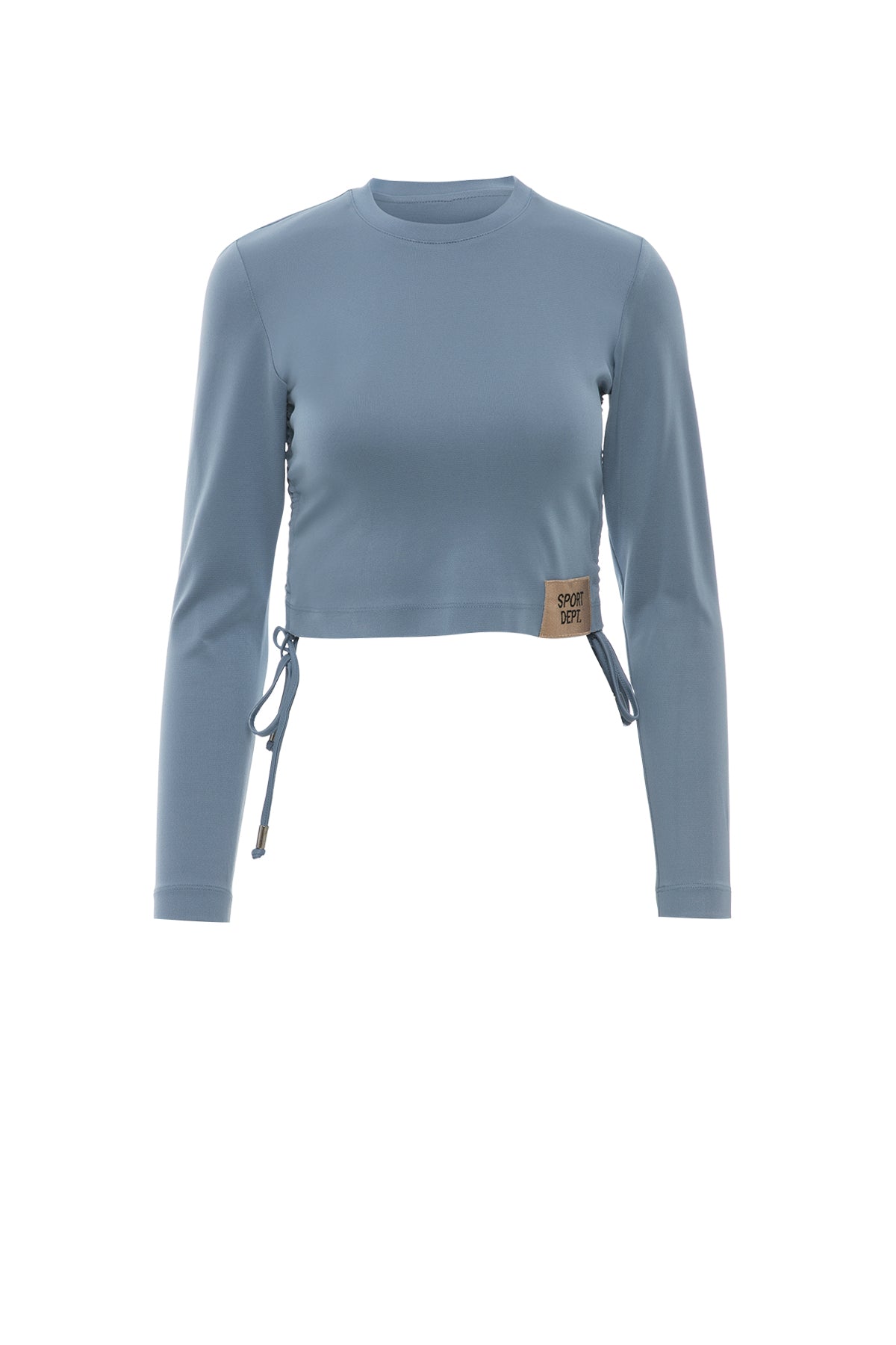 Etek Ucu Aplike Nakış Detaylı Kısa Uzun Kollu T-Shirt