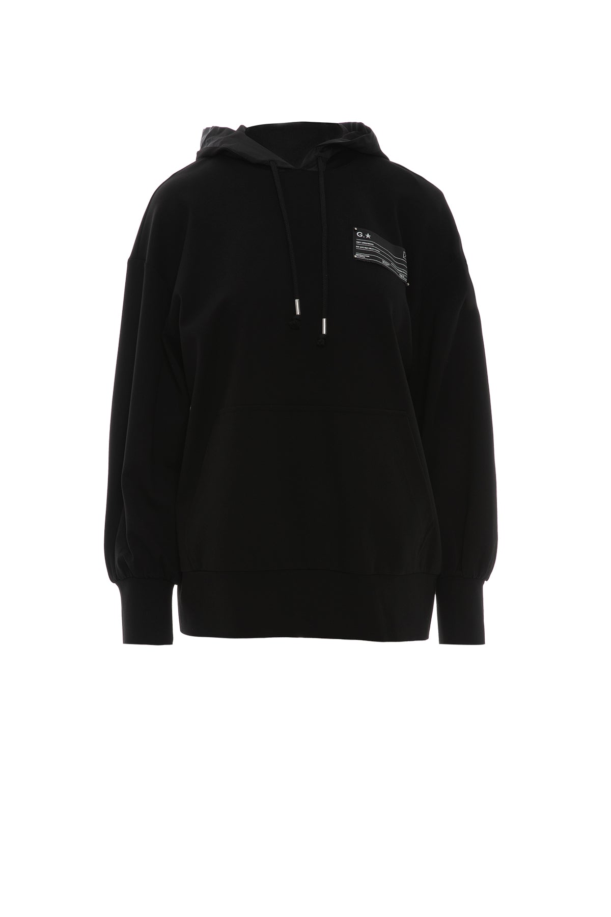 Arka Beden Nakış Detaylı Kapüşonlu Sweatshirt