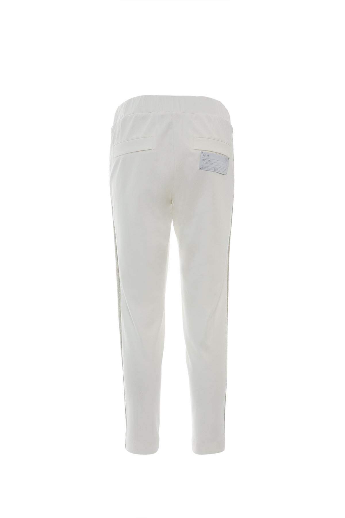 Arka Beden Etiket Detaylı Yanları Sim Şeritli Eşofman Altı