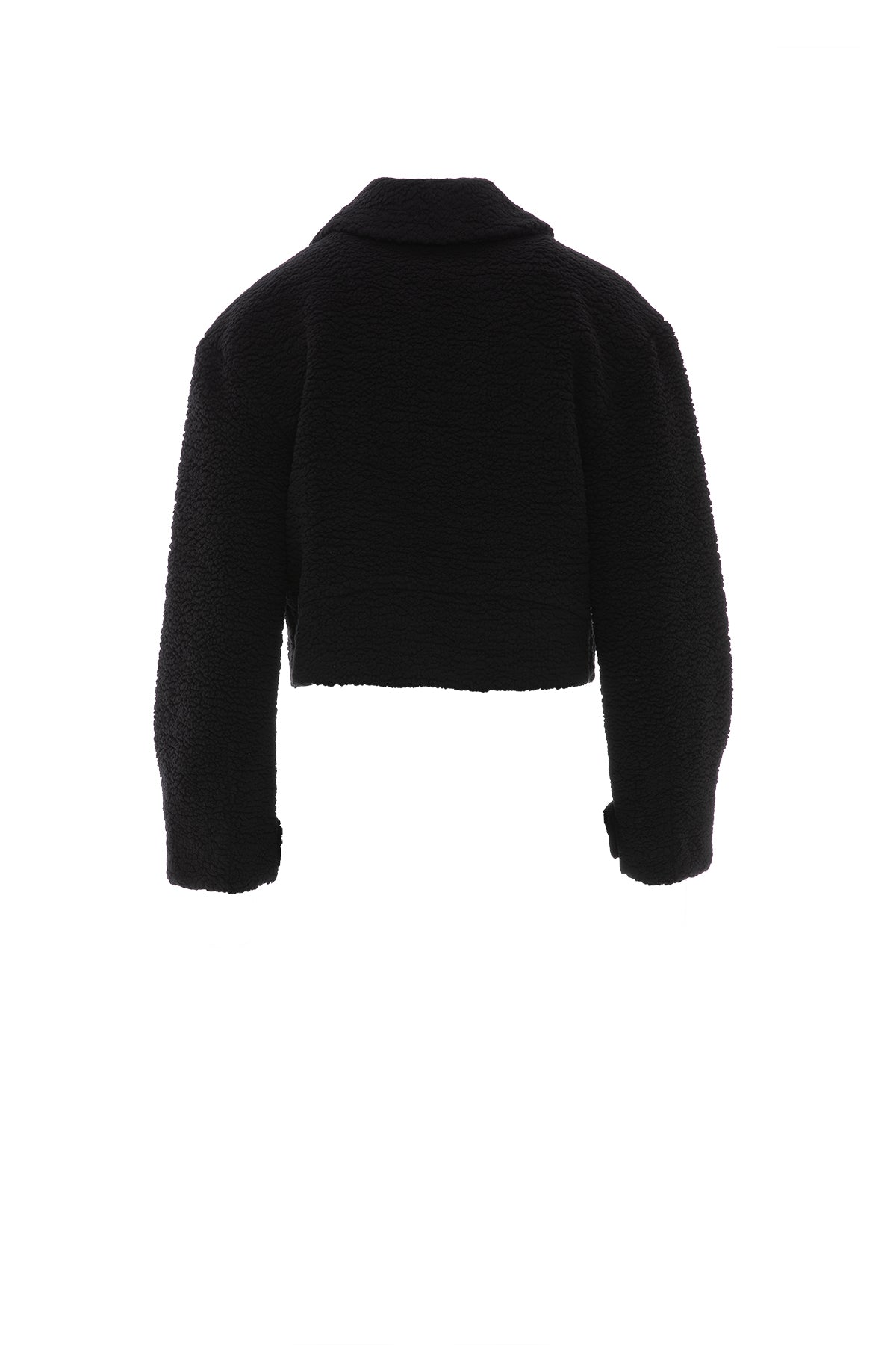 Sim Şerit Detaylı Peluş Mont