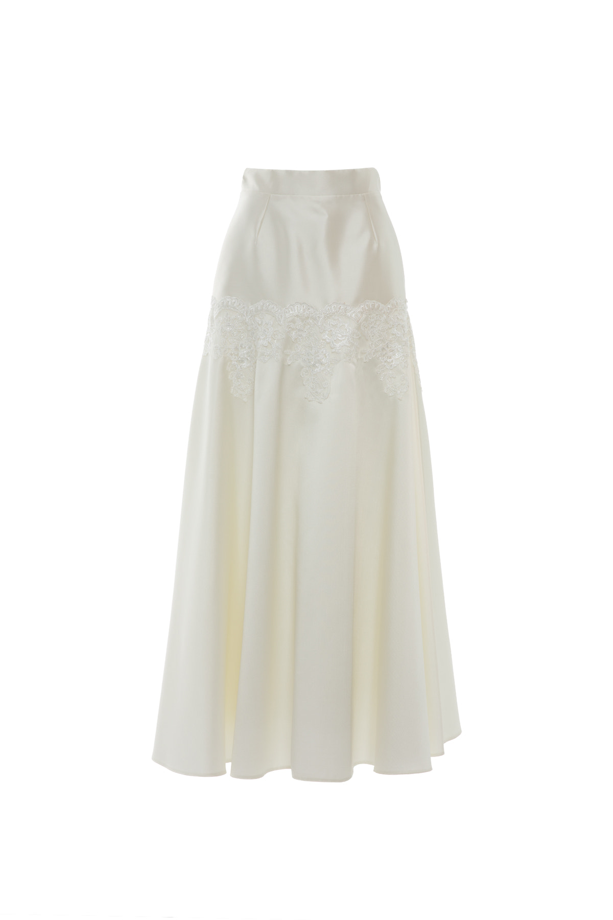 Dantel Detaylı Maxi Boy Etek