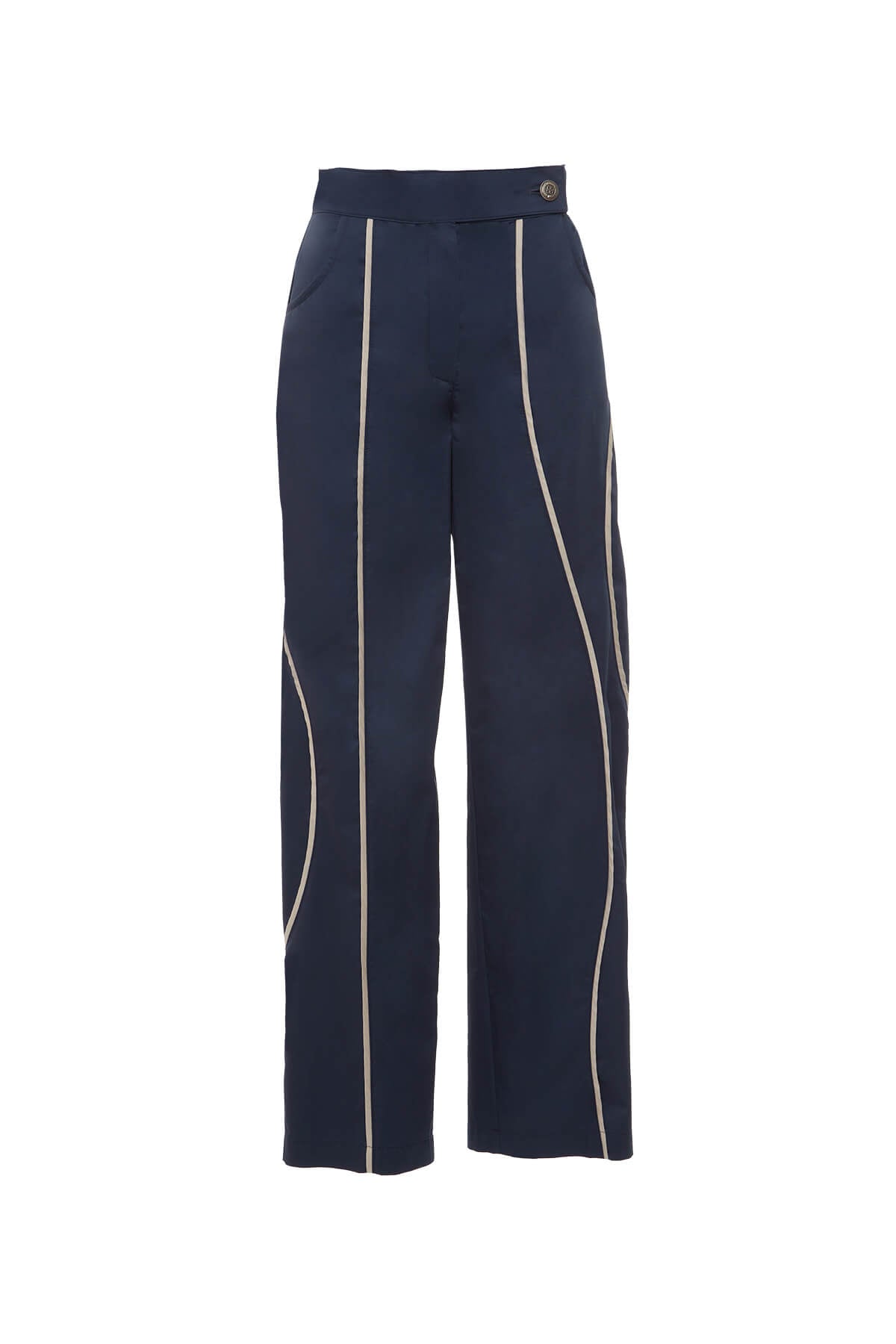 Şerit Detay Cepli Pantolon