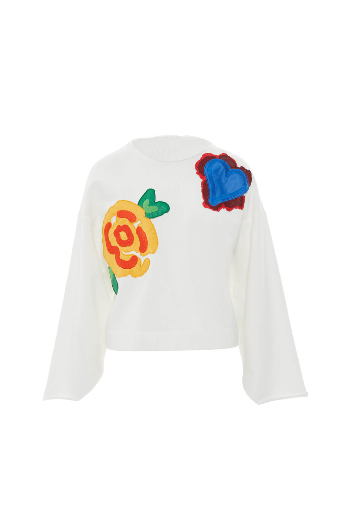 Aplike Nakış Detaylı Sweatshirt