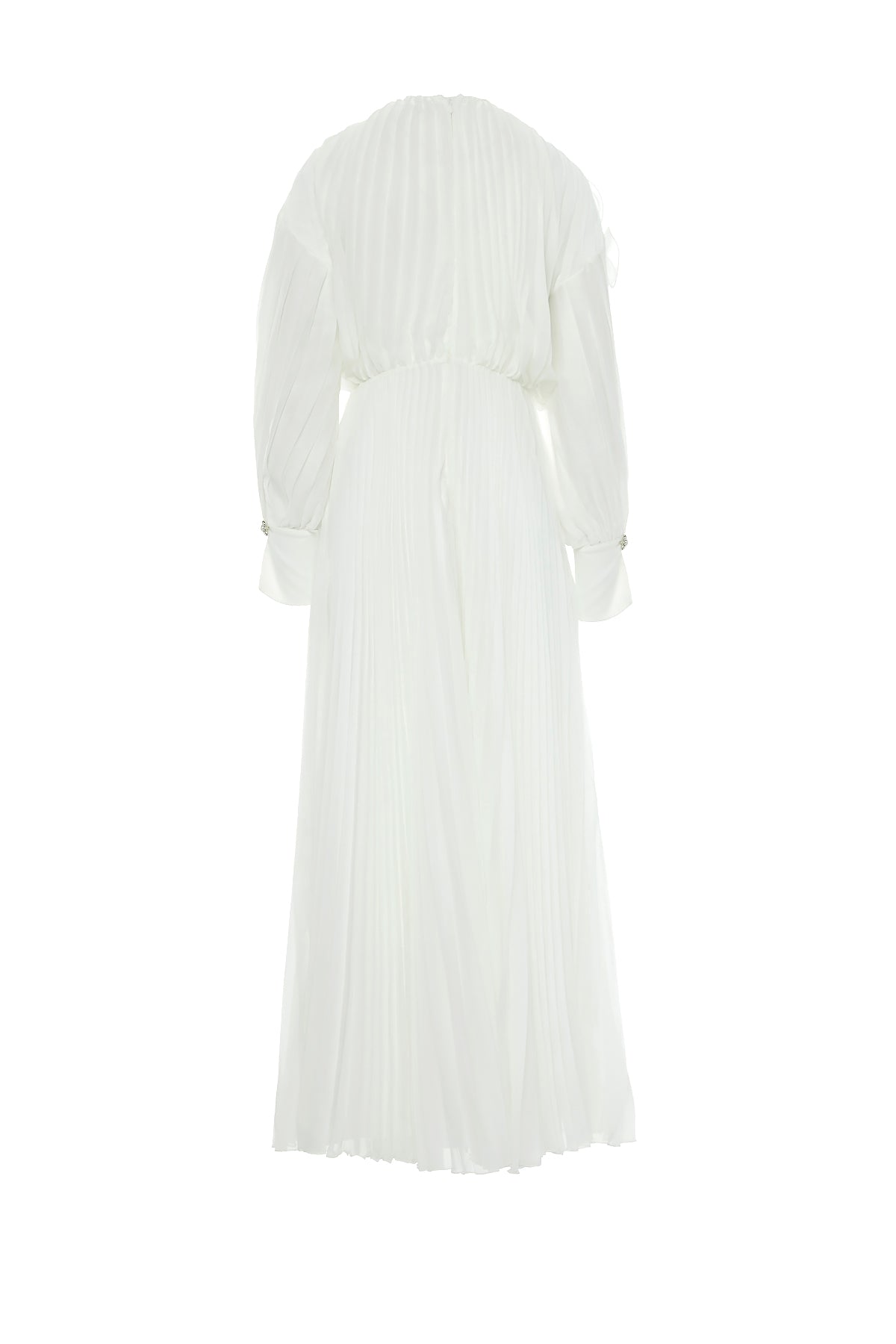 Pliseli Maxi Kloş Abiye Elbise