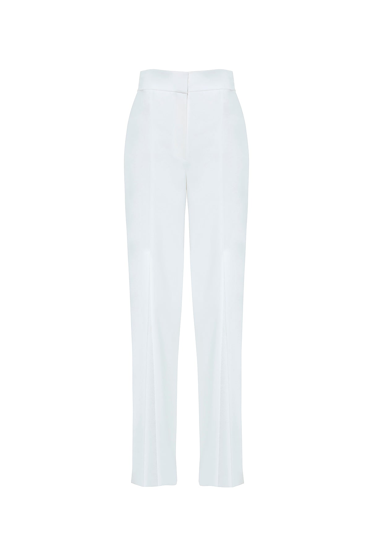 Ön Ortası Yırtmaçlı Bol Paça Pantolon