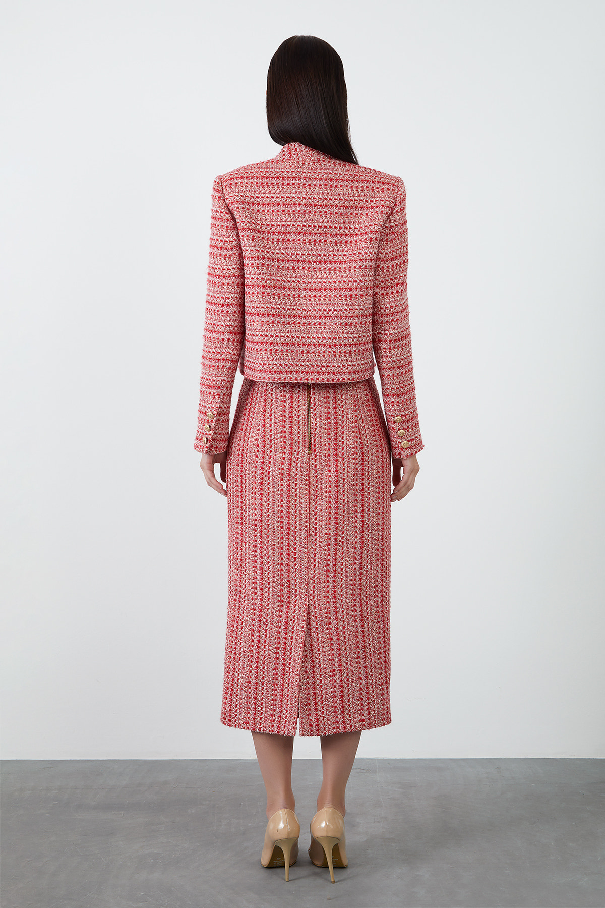 Midi Boy Tüvit Etek