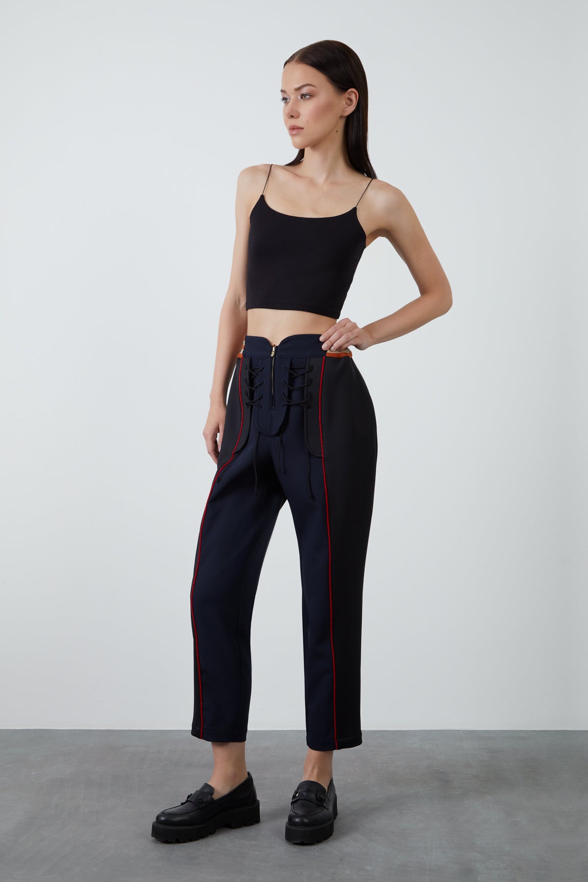 Kuşgözü Detaylı Pantolon