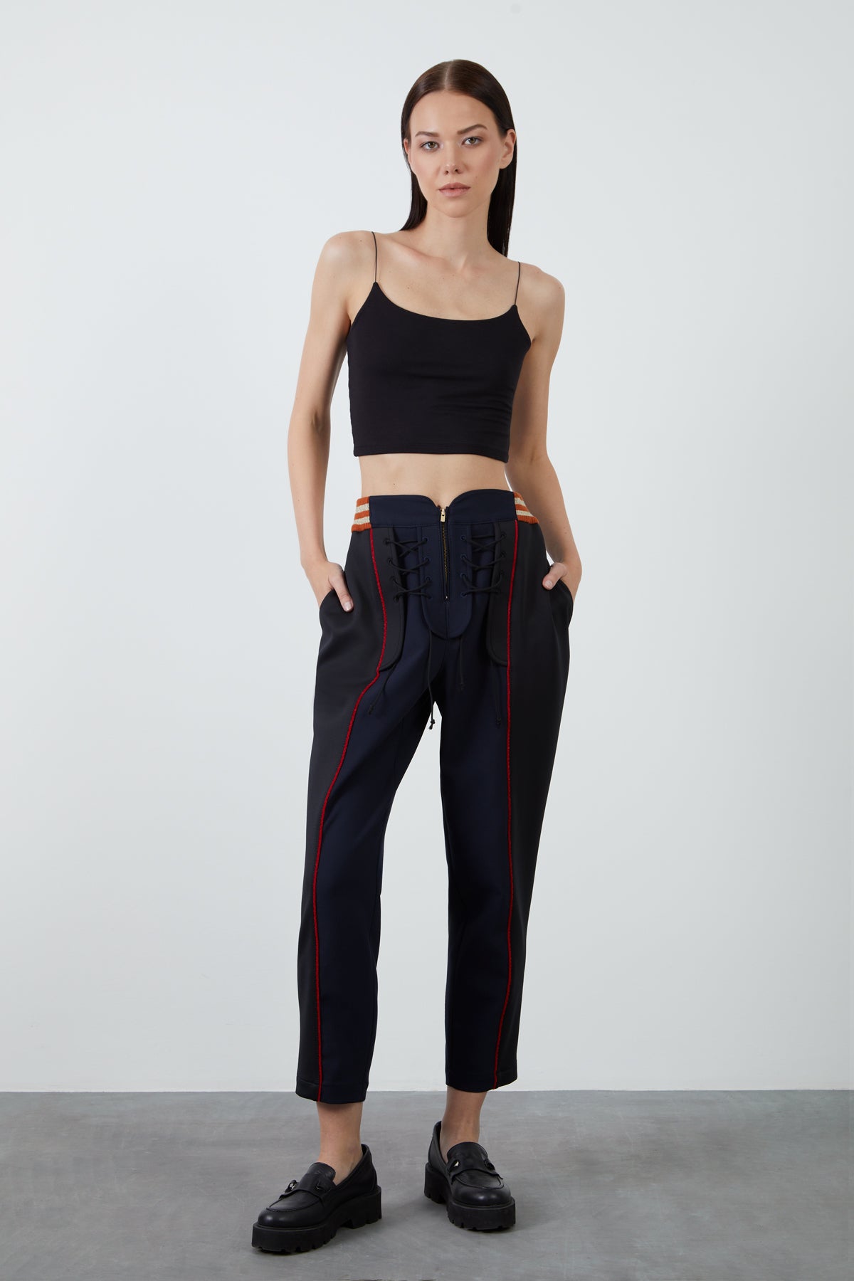 Kuşgözü Detaylı Pantolon