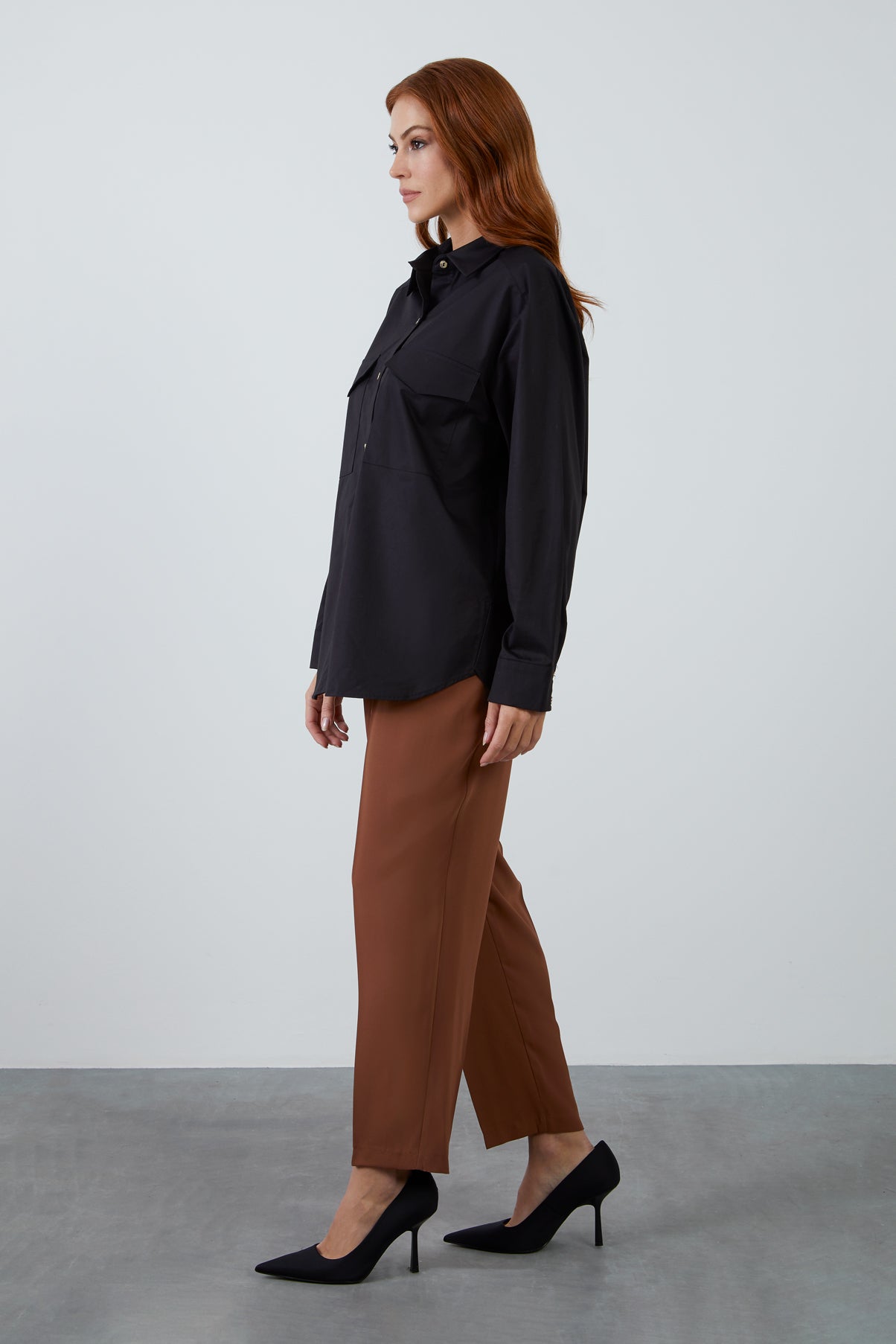 Büyük Cepli Rahat Kesim Gömlek