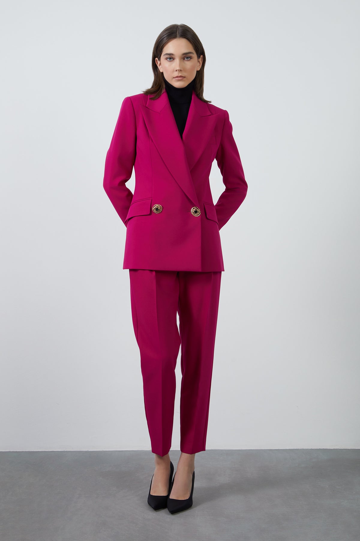 Düğme Detaylı Ceket