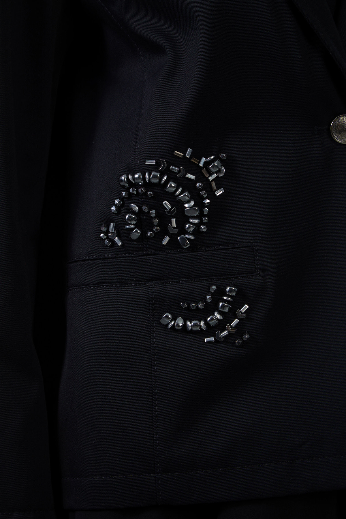 İşleme Detaylı Blazer Ceket