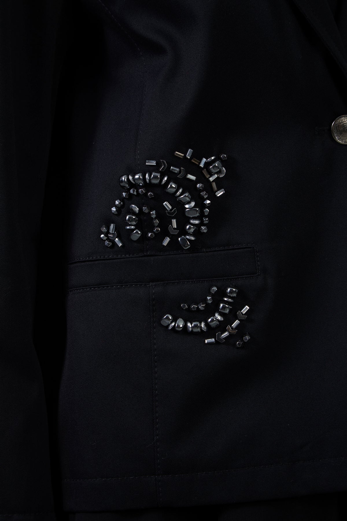 İşleme Detaylı Blazer Ceket