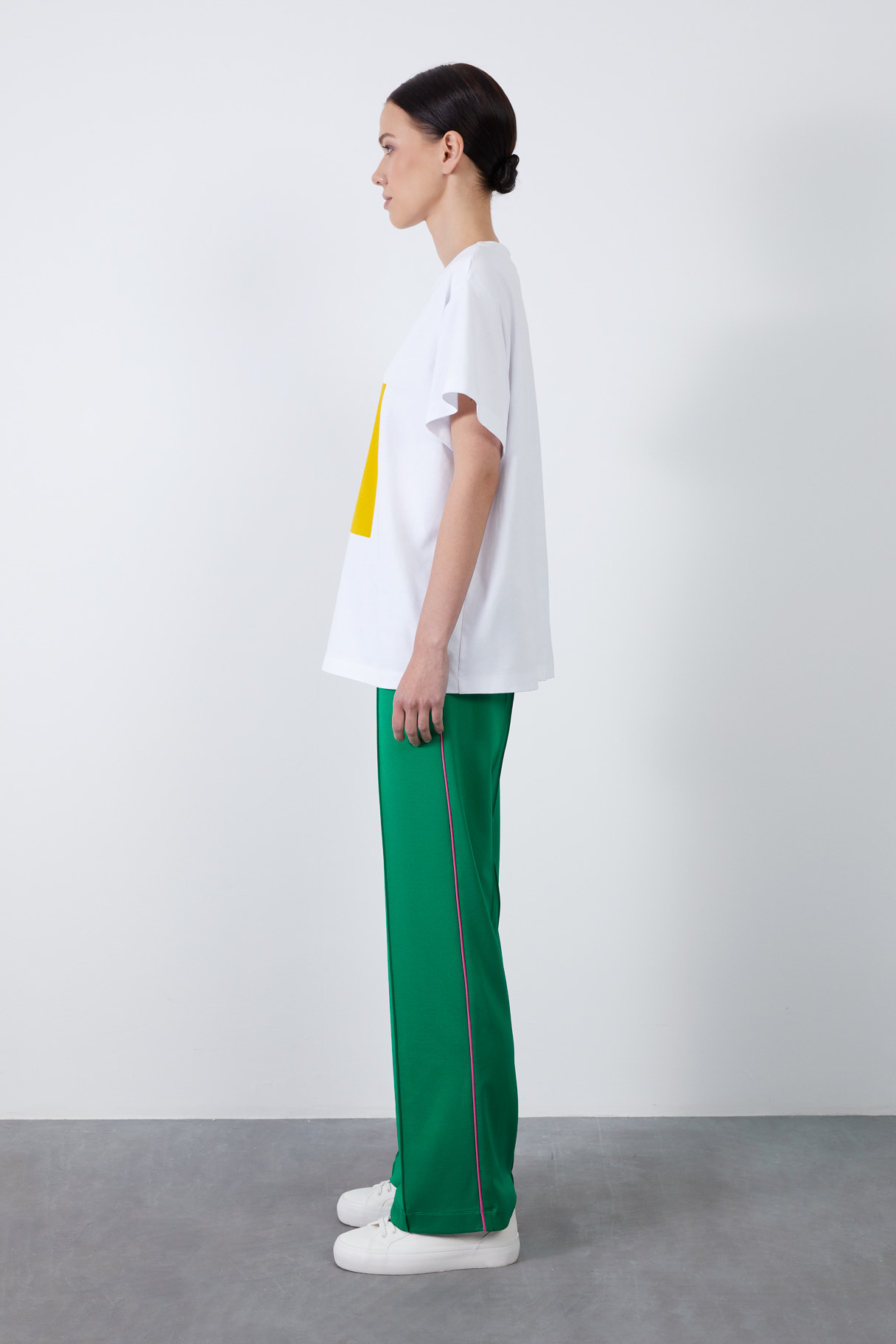 Ön Beden Baskılı Kısa Kollu T-shirt