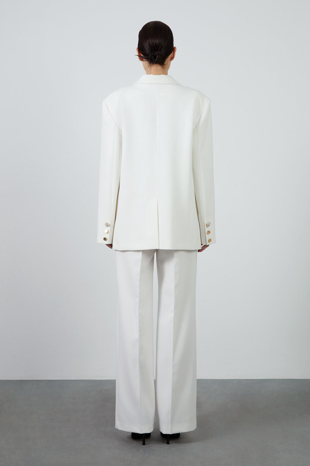 Oversize Ceketli Palazzo Pantolonlu Takım